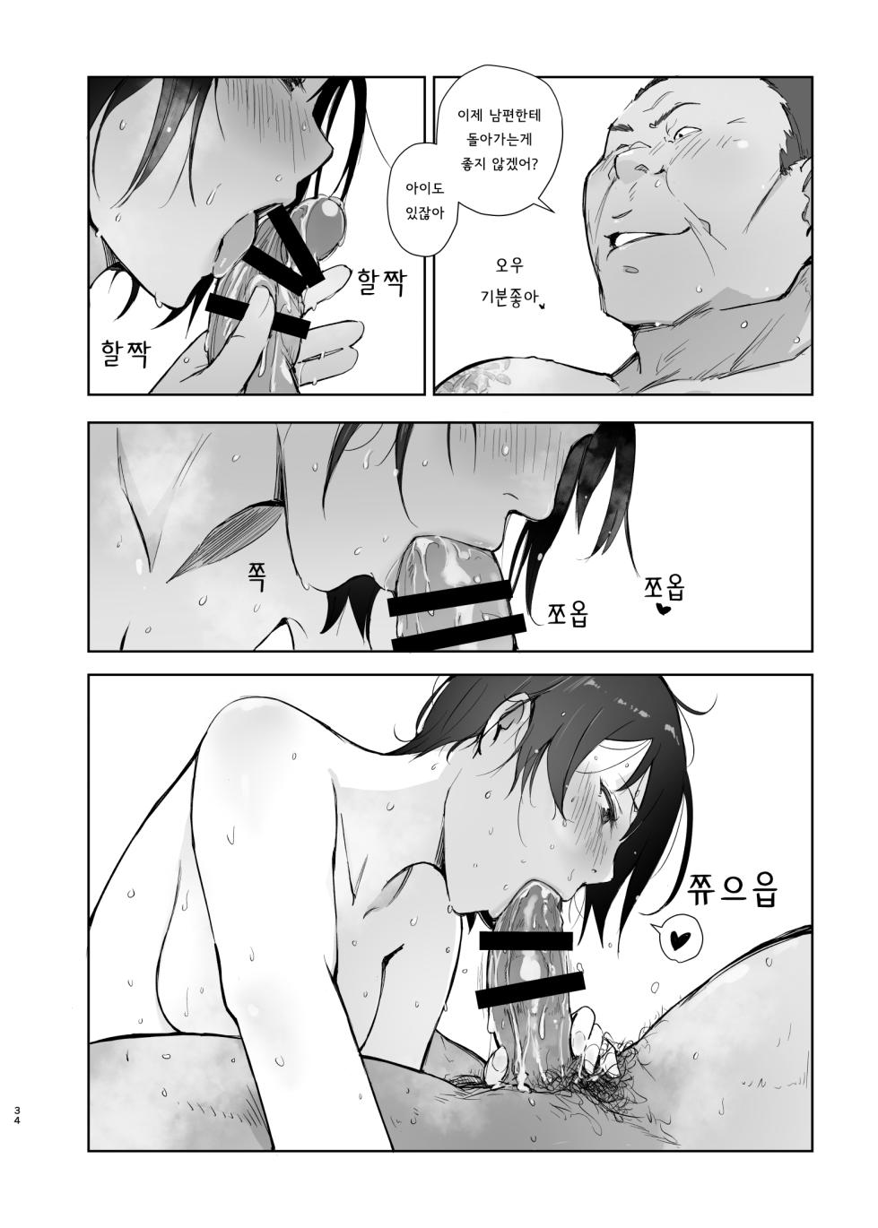 [Arakureta Monotachi (Arakure)] Zansho Ichiya｜늦여름 하룻밤 [Korean] [Digital] - Page 33