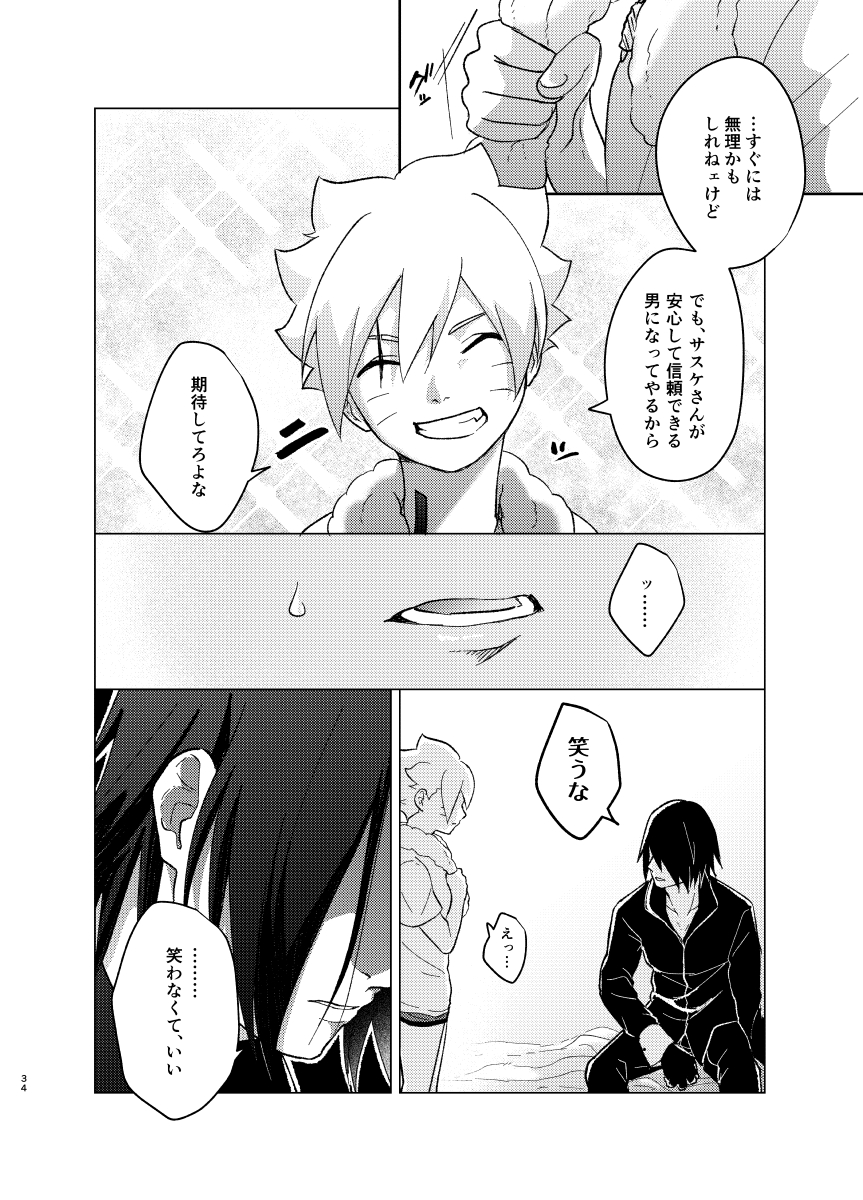 [Pantsu no Gomuhimo (Aimee)] ひな鳥は巣には帰れない (Boruto) [Digital] - Page 34