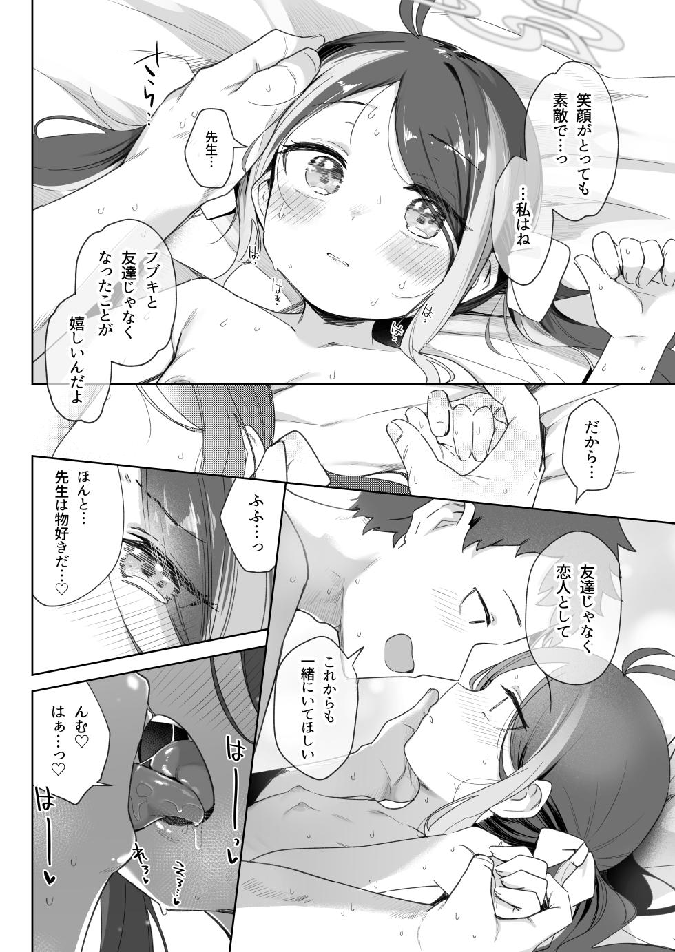 [Utsusumi Onsen (Utsusumi Kio)] Usobuki to Donuts o Motte (Blue Archive) [Digital] - Page 32