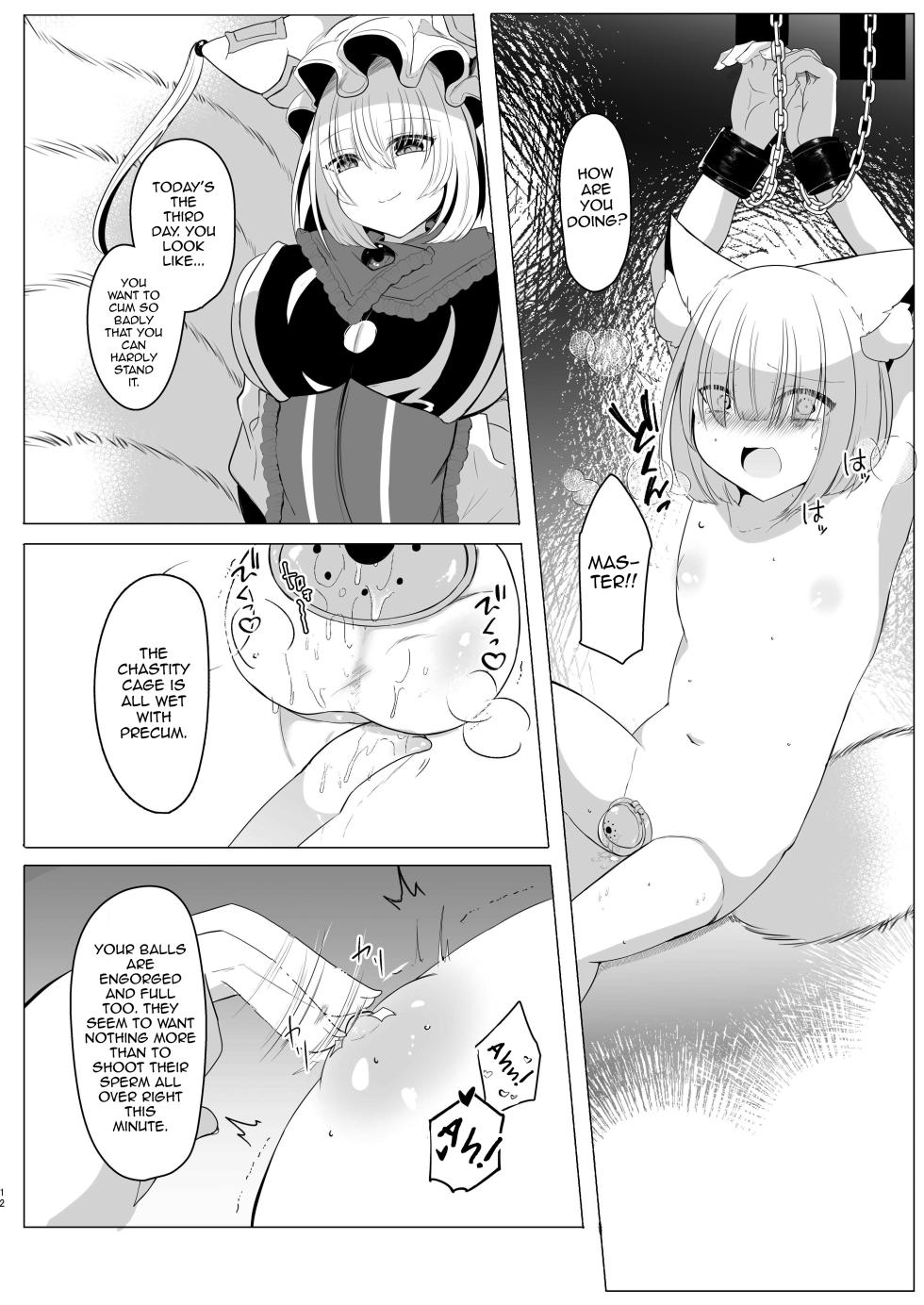 [Kanmi Cat (Miyase Nukko)] Yakumo Ran ni Yoru Seidorei Shasei Kanri Choukyou Kogitsune Hen (Touhou Project) [English] [mysterymeat3] [Digital] - Page 11