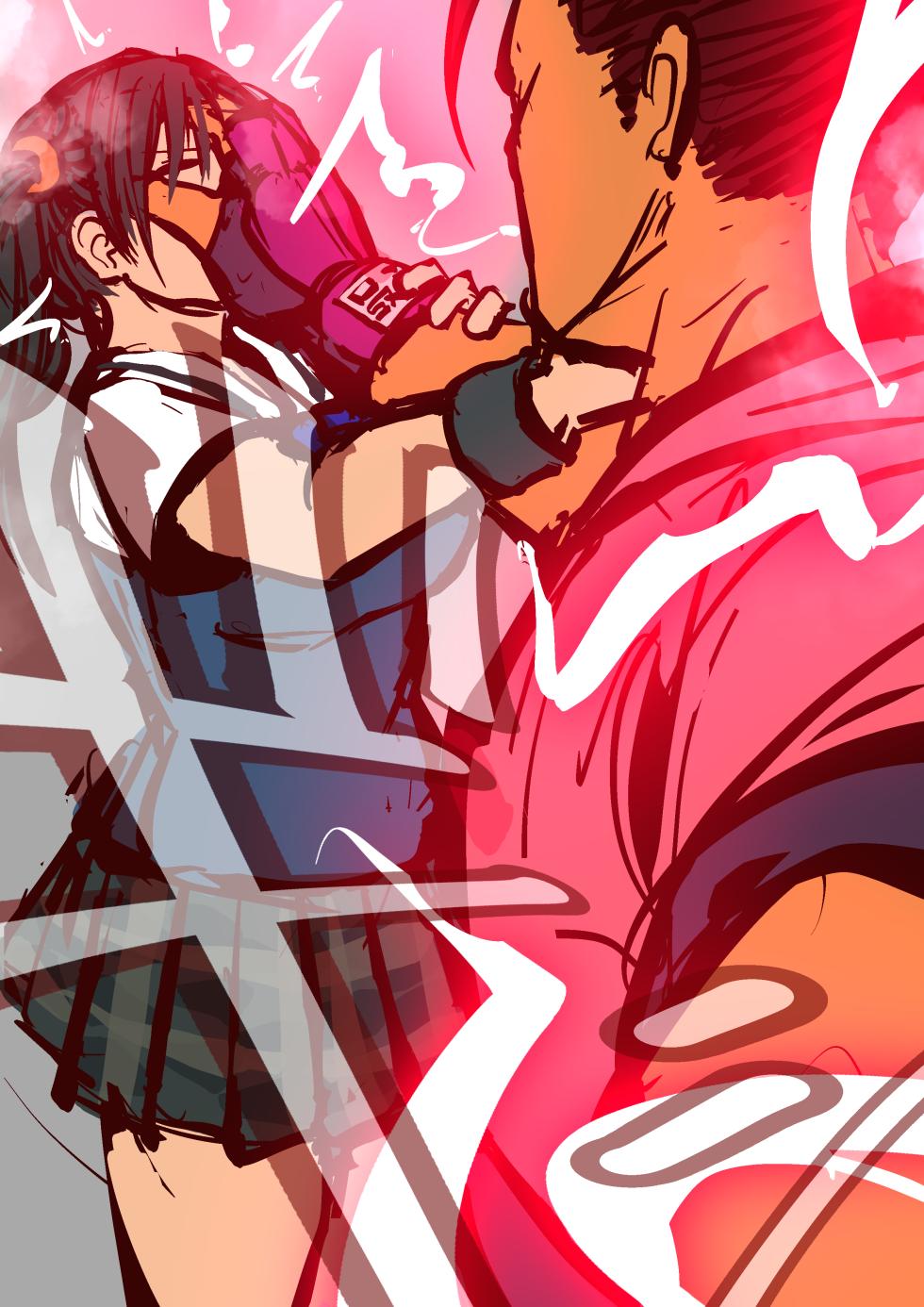 [Sanman-Drill] Dan Hibiki VS. (various) - Page 19