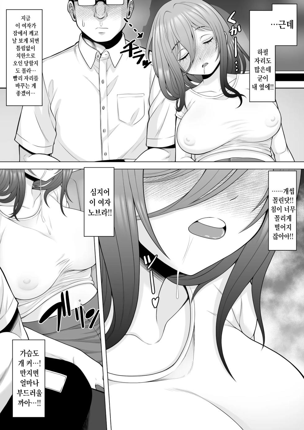 [Pot Detox] Shuuden Nottara Deisui Gal ga Itanode Suiminkan Rape Shichaimashita | 막차를 탔더니 술에 떡실신한 갸루가 있길래 수면간 레이프 해버렸습니다!! [Korean] - Page 4