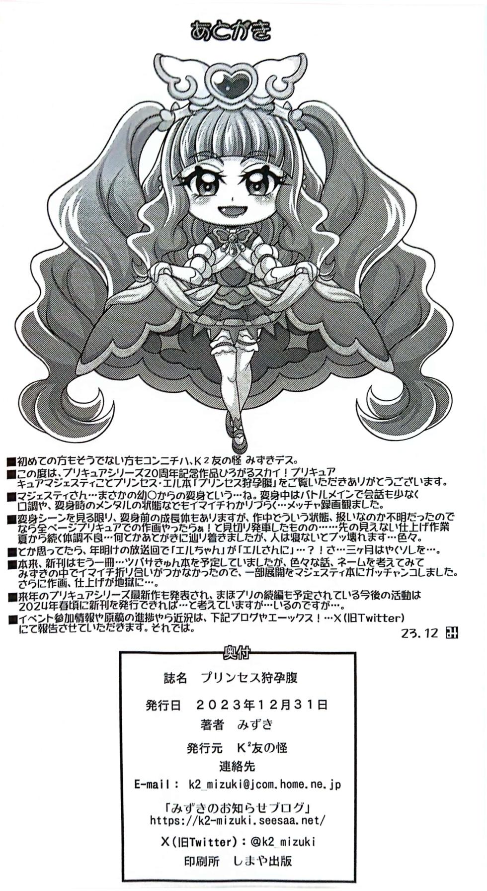 (C103) [K2 Tomo no Kai (Mizuki)] Princess Kari  Harabara - MAJESTY GIRL THE HARABARA (Hirogaru Sky! Precure) - Page 21