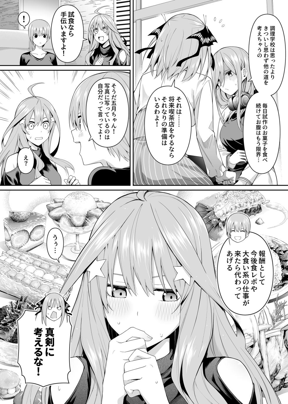 [Bad Mushrooms (Chicke III, 4why)] 1/5 no Renai Kanjou (Gotoubun no Hanayome) [Digital] - Page 9