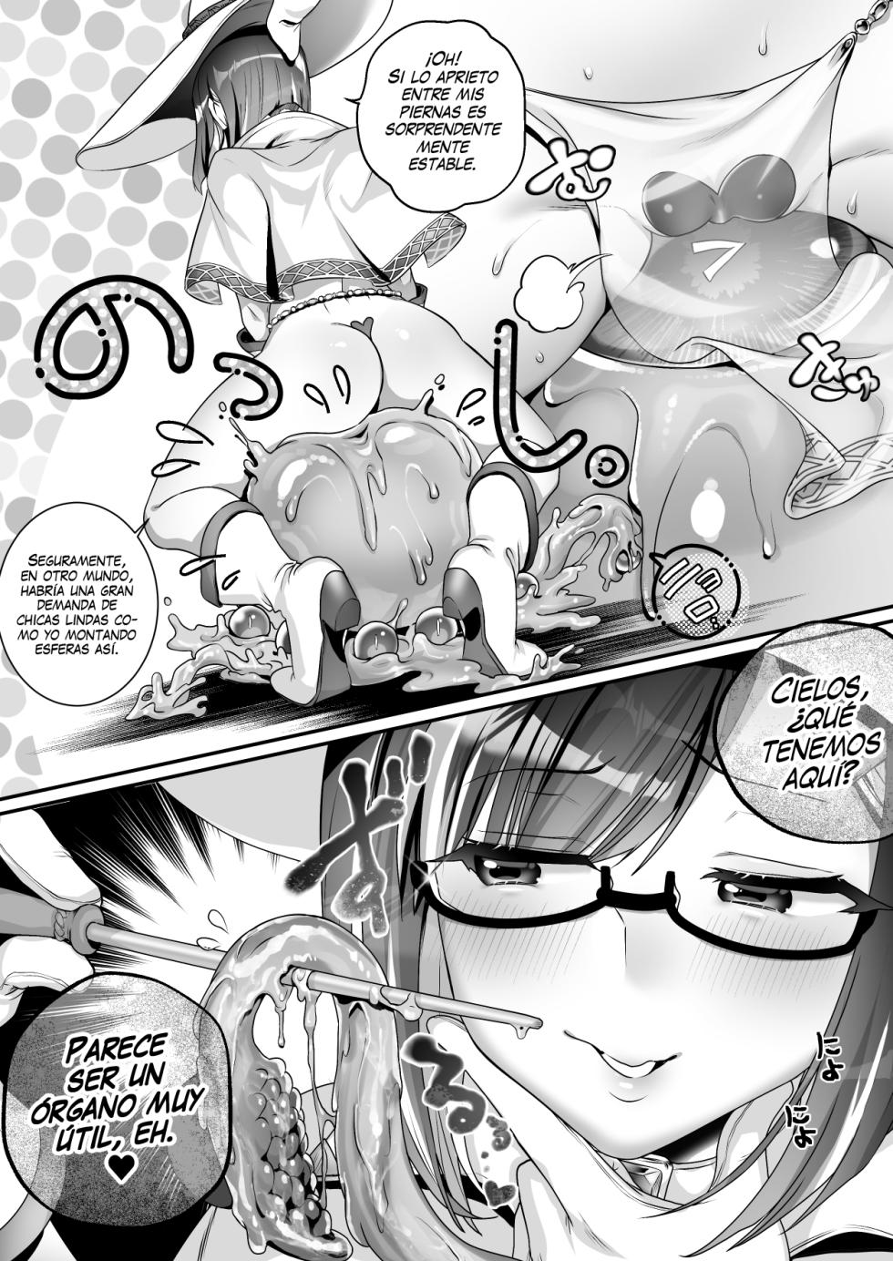 [Watashi ga Ichiban Kawaii (Uekino Aroe)] Maou o Taoshita Saikyou no Mahoutsukai ga Zako Monster de Onattetara Mahou Hansha de Jinsei Owacchau Hanashi | La poderosa maga que derrotó al rey demonio pero que al masturbarse con un monstruo inferior, su hechizo se le reflejo y su vida terminó [Spanish] - Page 11