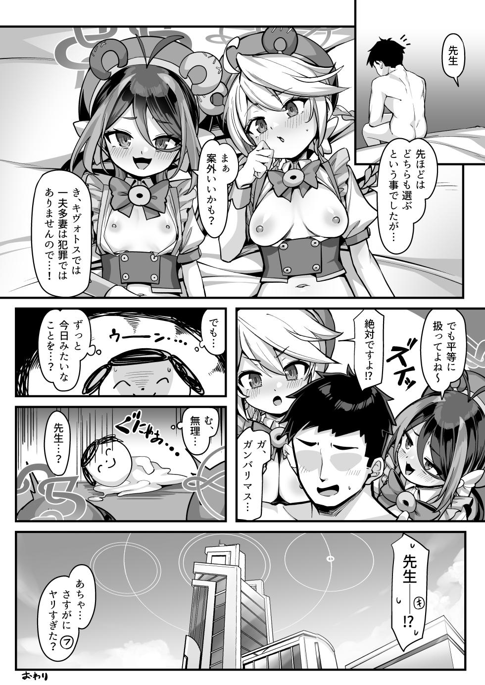 [Konnyaku Mura (konnyaku)] Namake Gachi na Keisatsukan no Kattou 2 (Blue Archive) [Digital] - Page 34