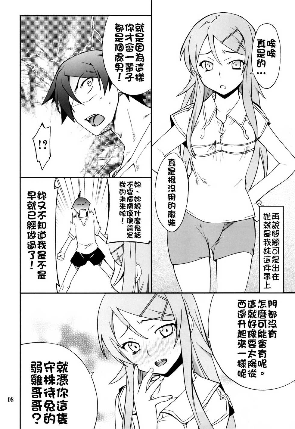 (C78) [P-FOREST (Hozumi Takashi)] Ore x Imouto Kouryaku Daisakusen!! (Ore no Imouto ga Konna ni Kawaii Wake ga Nai) [Chinese] [final個人漢化] - Page 8