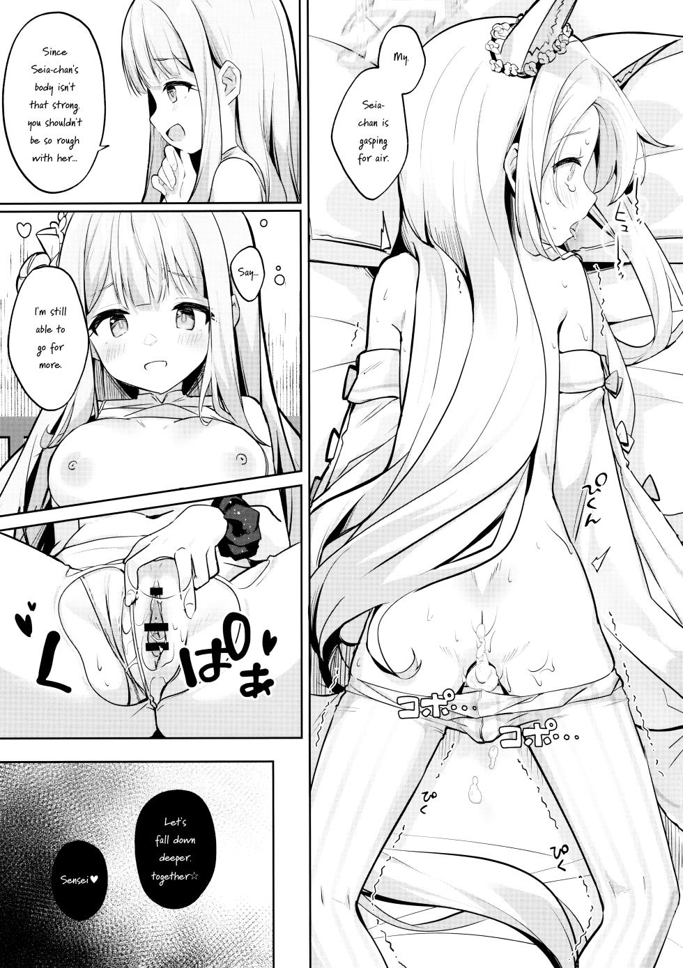 (C103) [Kinokomushin (Kinokomushi)] Futari wa Kanbi na Yoru no Hihou | Luscious Secrets of the Night (Blue Archive) [English] [Pinandhita 論理型] - Page 22