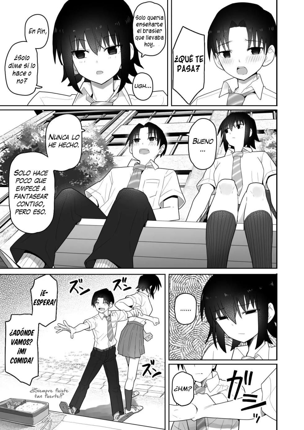 [Kurumaya Koudou] Koushinchou de Namaiki na Kouhai ga Jitsu wa Kojirase Dosukebe de, Boku no Koto ga Daisuki datta Hanashi [Spanish] [H-D-B] [Ongoing] - Page 40