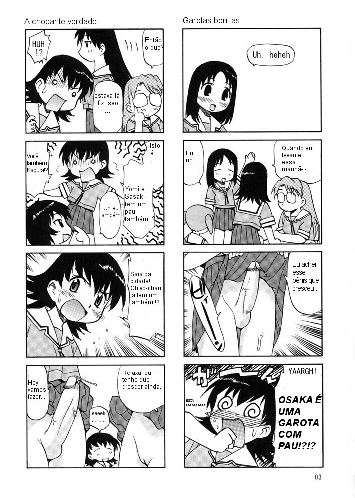(C62) [GAME DOME ARIAKE (Kamirenjaku Sanpei)] O (Azumanga Daioh) [Portuguese-BR] - Page 2