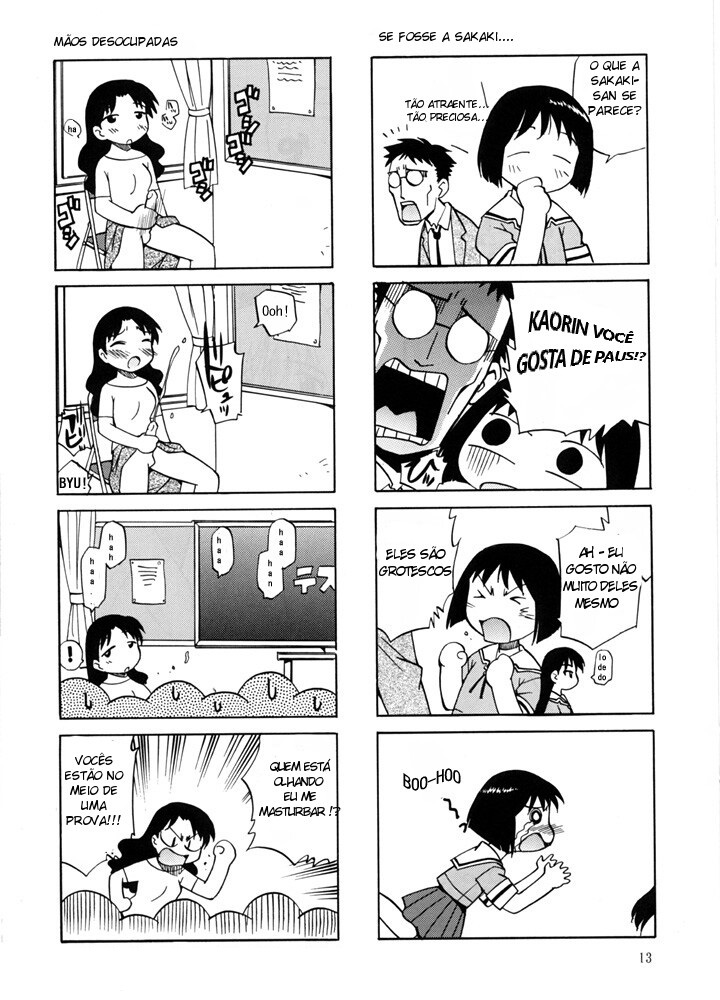 (C62) [GAME DOME ARIAKE (Kamirenjaku Sanpei)] O (Azumanga Daioh) [Portuguese-BR] - Page 12