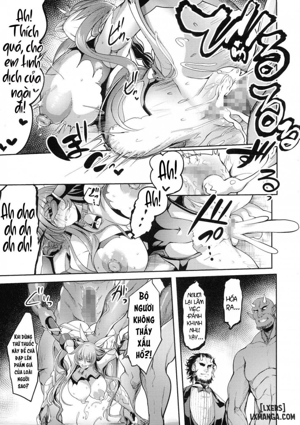 [Ikemen Teikoku (Remu)] Mesu Ushi Taimanin Mizuki Shiranui Ninshin Kiroku (Taimanin Yukikaze) [Vietnamese Tiếng Việt] [Digital] - Page 32