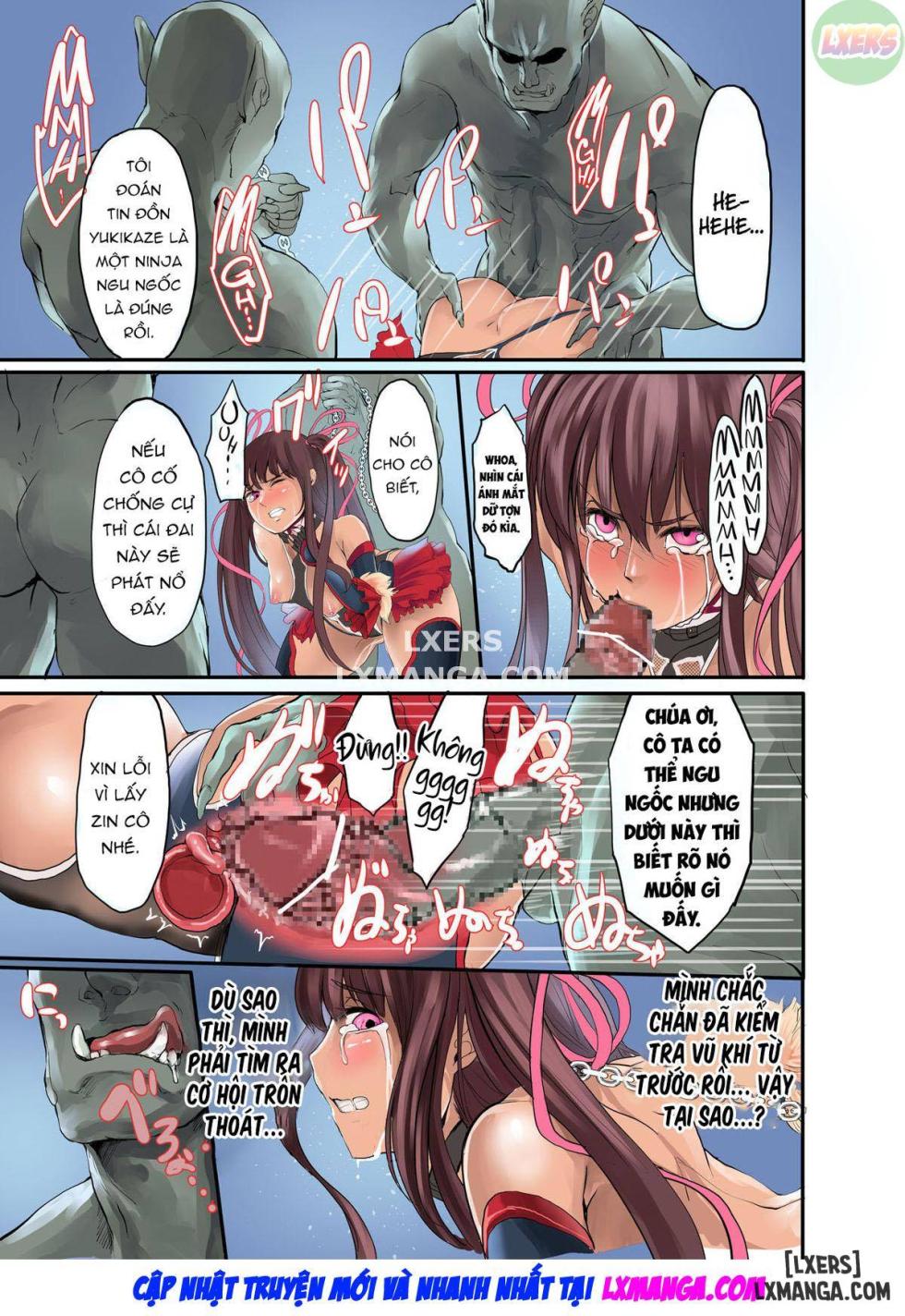 [Ikemen Teikoku (Remu)] Shizuru no Inbou (Taimanin Yukikaze) [Vietnamese Tiếng Việt] [Digital] - Page 10