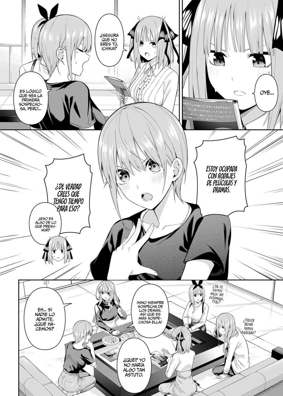 [Bad Mushrooms (Chicke III, 4why)] 1/5 no Renai Kanjou | 1／5 Estos Sentimientos Romanticos (Gotoubun no Hanayome) [Spanish] [OtaGal Scanlation] [Sample] [Digital] - Page 4