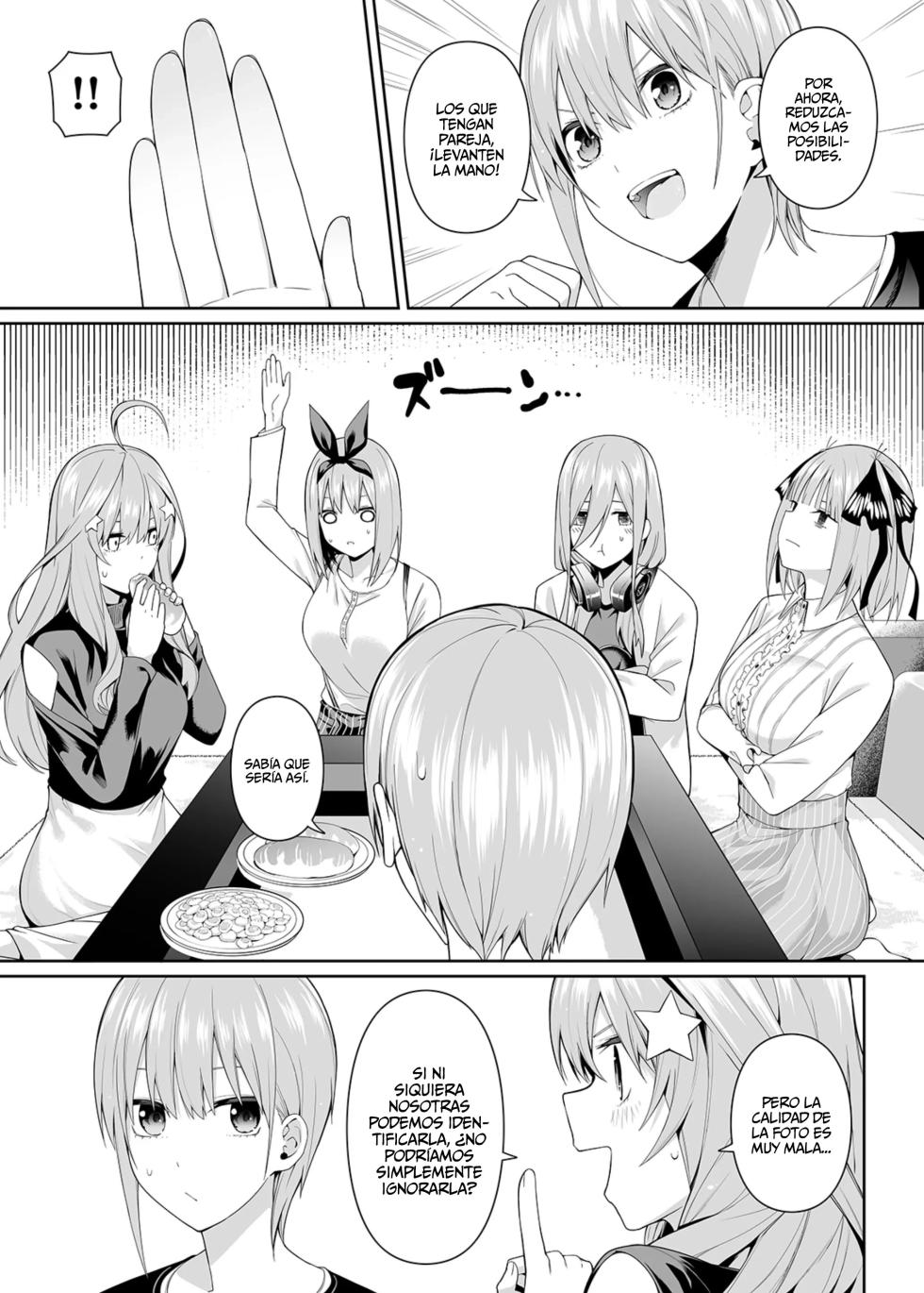 [Bad Mushrooms (Chicke III, 4why)] 1/5 no Renai Kanjou | 1／5 Estos Sentimientos Romanticos (Gotoubun no Hanayome) [Spanish] [OtaGal Scanlation] [Sample] [Digital] - Page 5