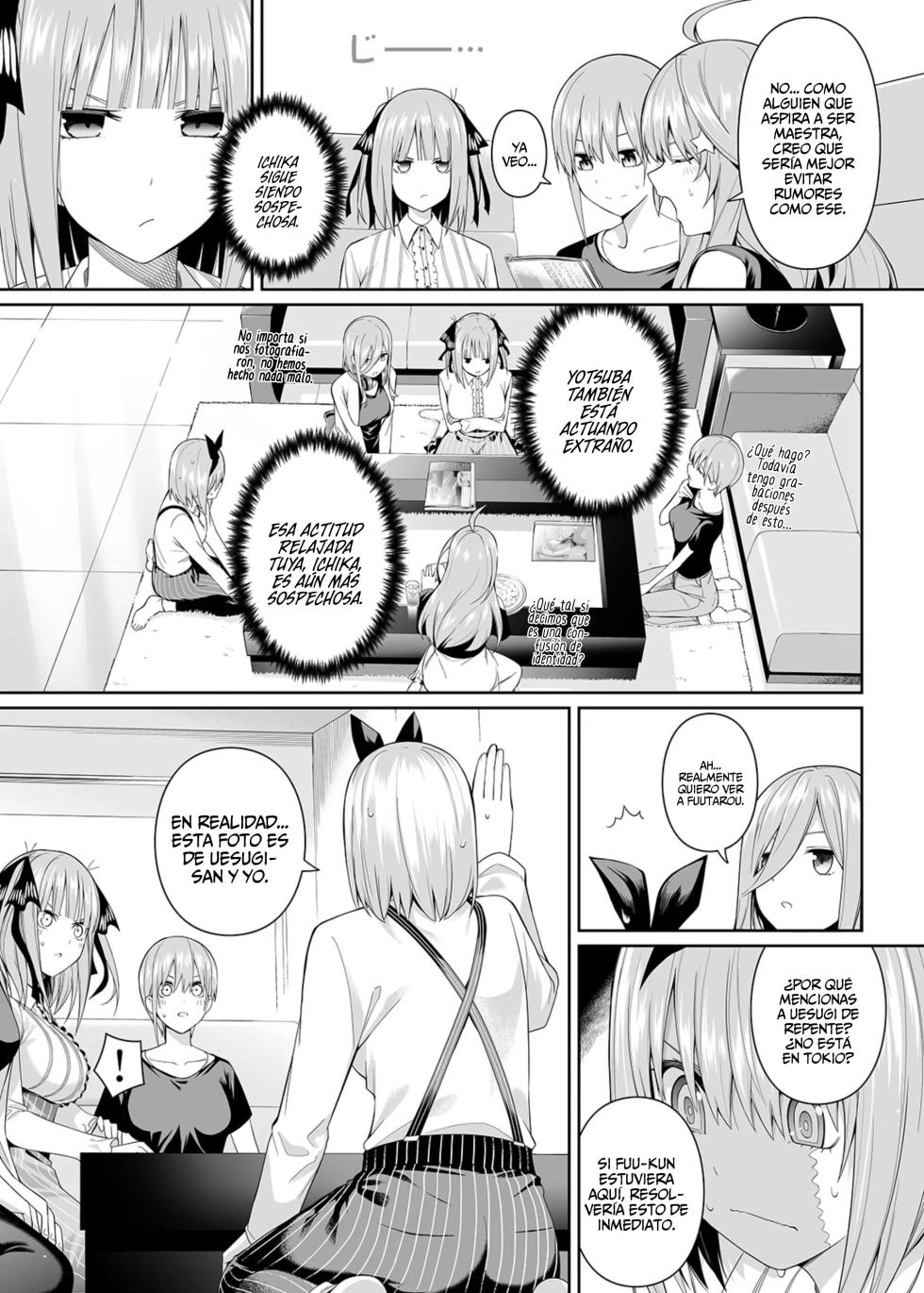 [Bad Mushrooms (Chicke III, 4why)] 1/5 no Renai Kanjou | 1／5 Estos Sentimientos Romanticos (Gotoubun no Hanayome) [Spanish] [OtaGal Scanlation] [Sample] [Digital] - Page 9