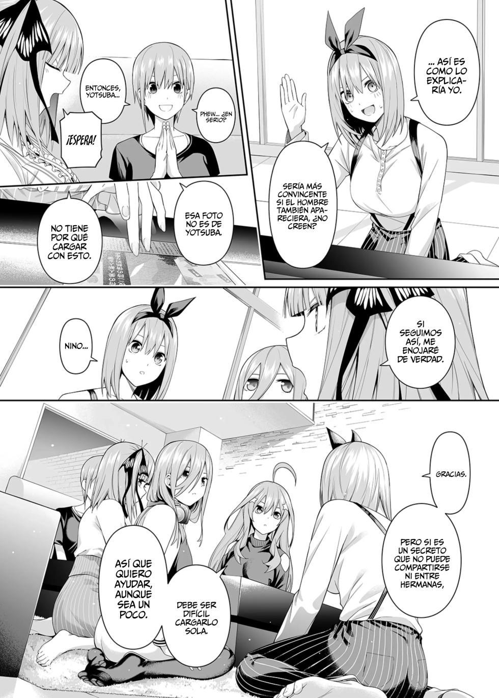 [Bad Mushrooms (Chicke III, 4why)] 1/5 no Renai Kanjou | 1／5 Estos Sentimientos Romanticos (Gotoubun no Hanayome) [Spanish] [OtaGal Scanlation] [Sample] [Digital] - Page 10