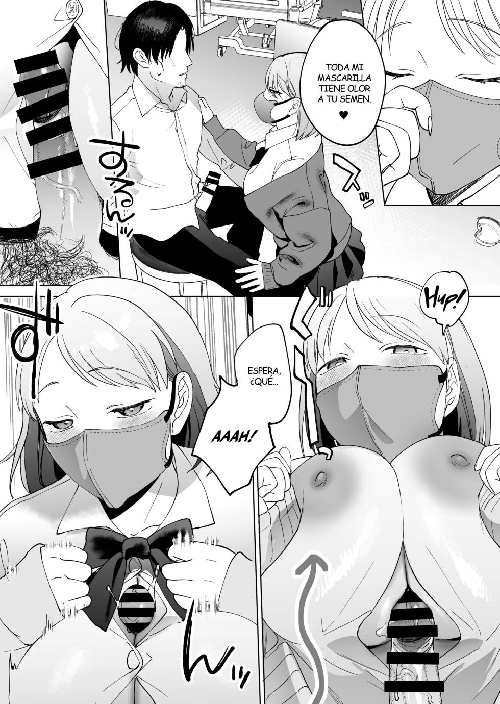 [Manmaya (Same Manma)] Jinsei Shuuryou 5-byou Mae Nazo JK ni Kuwareru | Devorado por una Misteriosa Chica de Prepa, 5 Segundos Antes de Terminar con Mi Vida [Spanish] [Kejotan] [Digital] - Page 14
