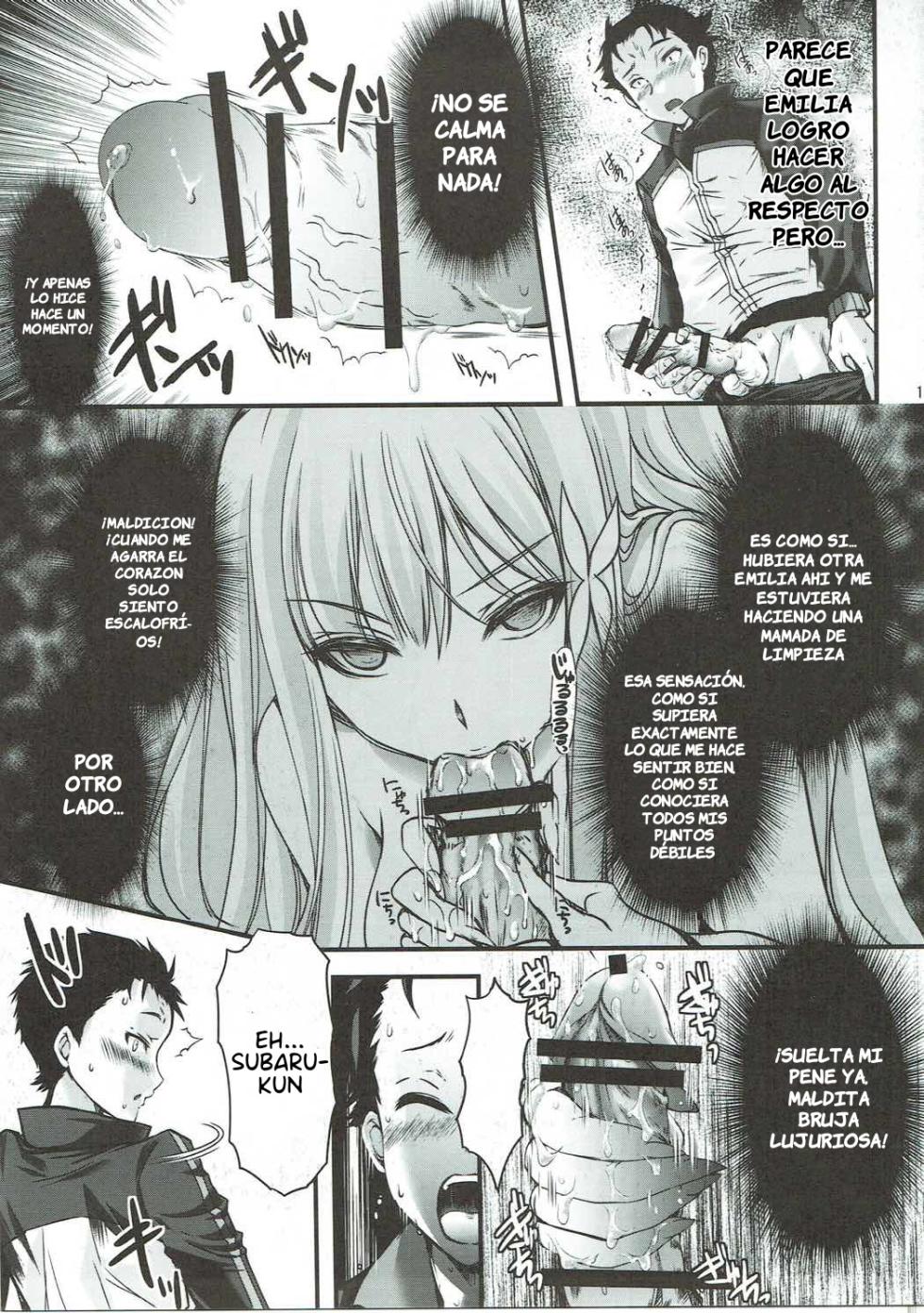 (C91) [HIGH RISK REVOLUTION (Aizawa Hiroshi)] Re:Zero kara Hajimeru Happy End!? - Re:Happy ending from zero (Re:Zero kara Hajimeru Isekai Seikatsu) [Spanish] - Page 16