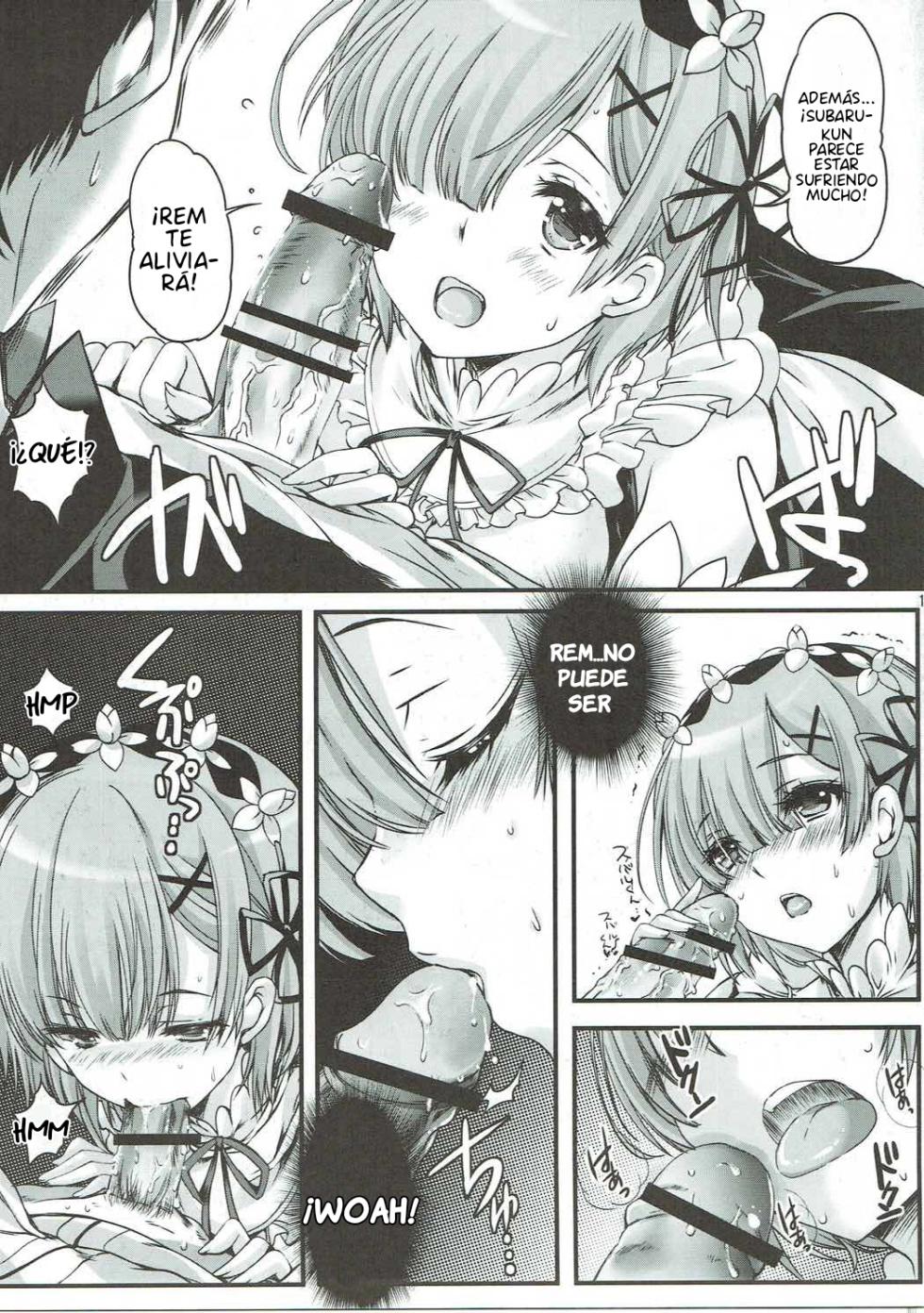 (C91) [HIGH RISK REVOLUTION (Aizawa Hiroshi)] Re:Zero kara Hajimeru Happy End!? - Re:Happy ending from zero (Re:Zero kara Hajimeru Isekai Seikatsu) [Spanish] - Page 18