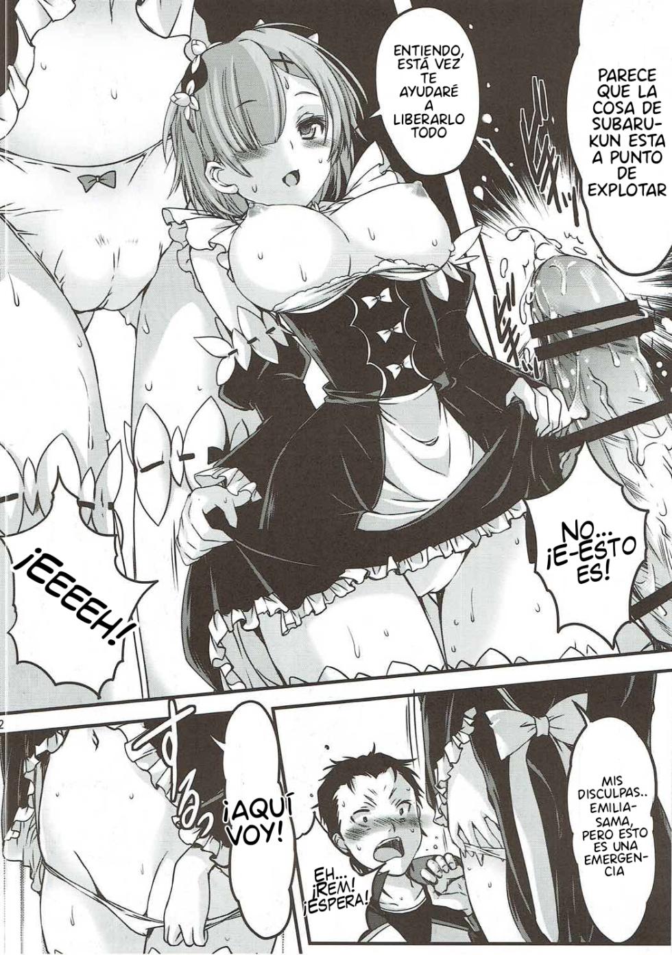 (C91) [HIGH RISK REVOLUTION (Aizawa Hiroshi)] Re:Zero kara Hajimeru Happy End!? - Re:Happy ending from zero (Re:Zero kara Hajimeru Isekai Seikatsu) [Spanish] - Page 21