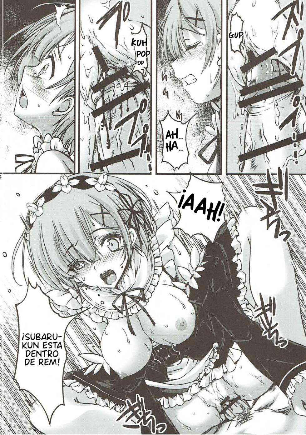 (C91) [HIGH RISK REVOLUTION (Aizawa Hiroshi)] Re:Zero kara Hajimeru Happy End!? - Re:Happy ending from zero (Re:Zero kara Hajimeru Isekai Seikatsu) [Spanish] - Page 23