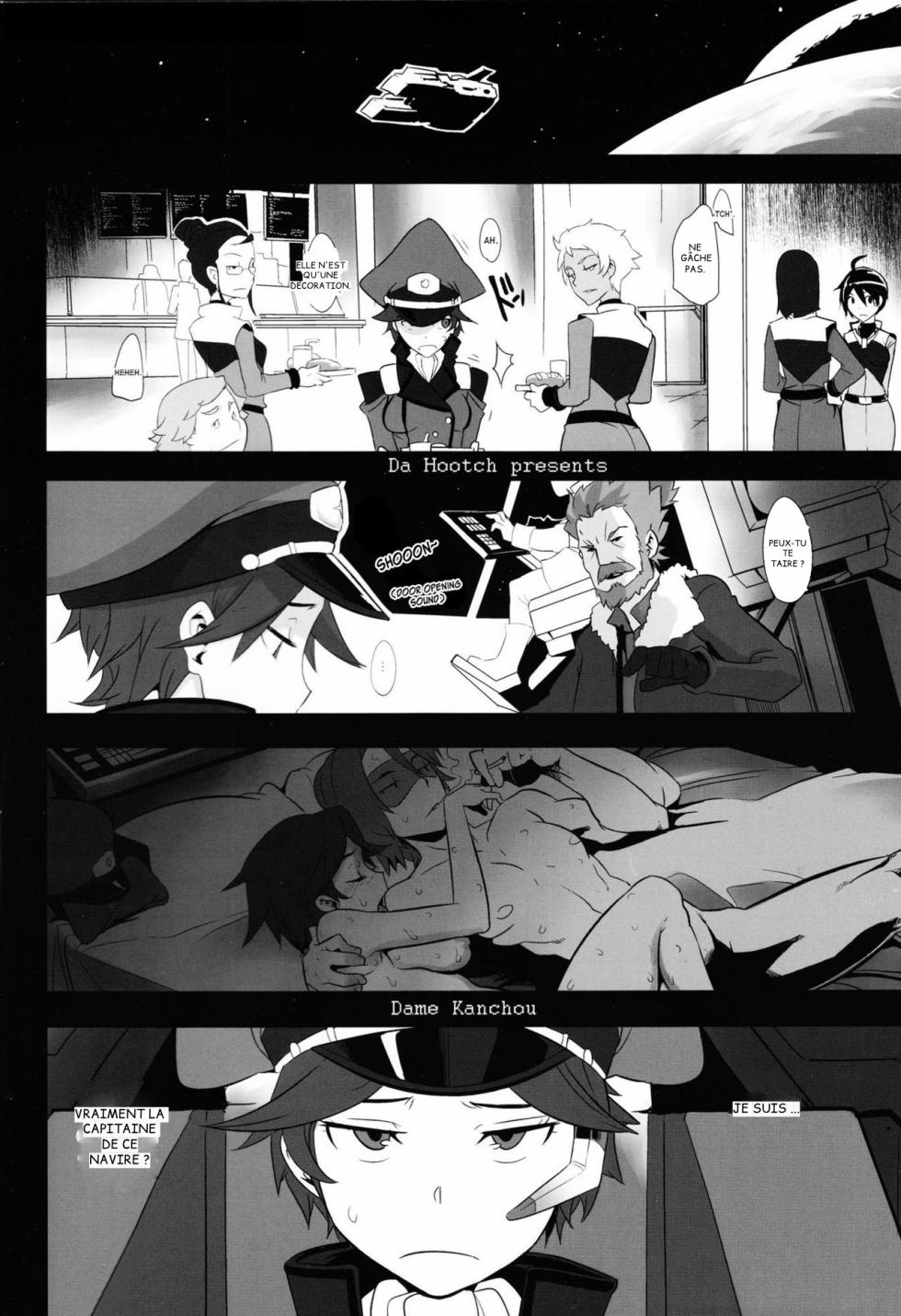 (C82) [Da Hootch (ShindoL)] DAME Kanchou | Useless Captain (Gundam AGE) [French] - Page 2