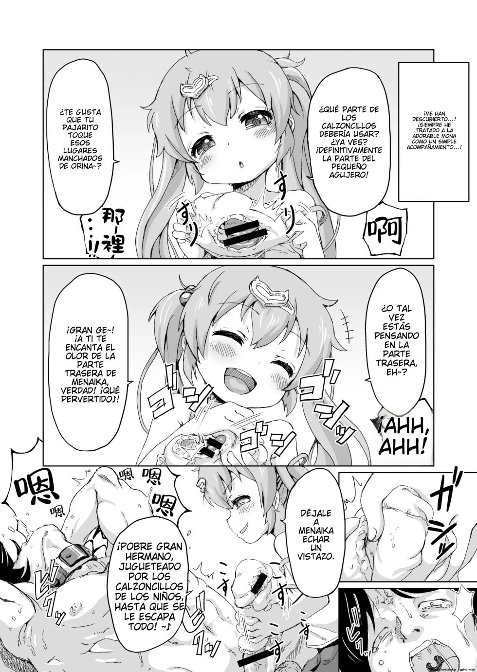 [Shin Gyokusai Honpo (Ukai Toufu)] 30 Doutei no Ore ga Rinka no Shoujo ni Shitsukerare Tachiba o Wakaraserareru Hanashi | Como un wawita de 30 años, yo era virgen y fui entrenado por la lolita de al lado para entender la historia de mi propia posición [Spanish] [Digital] - Page 12