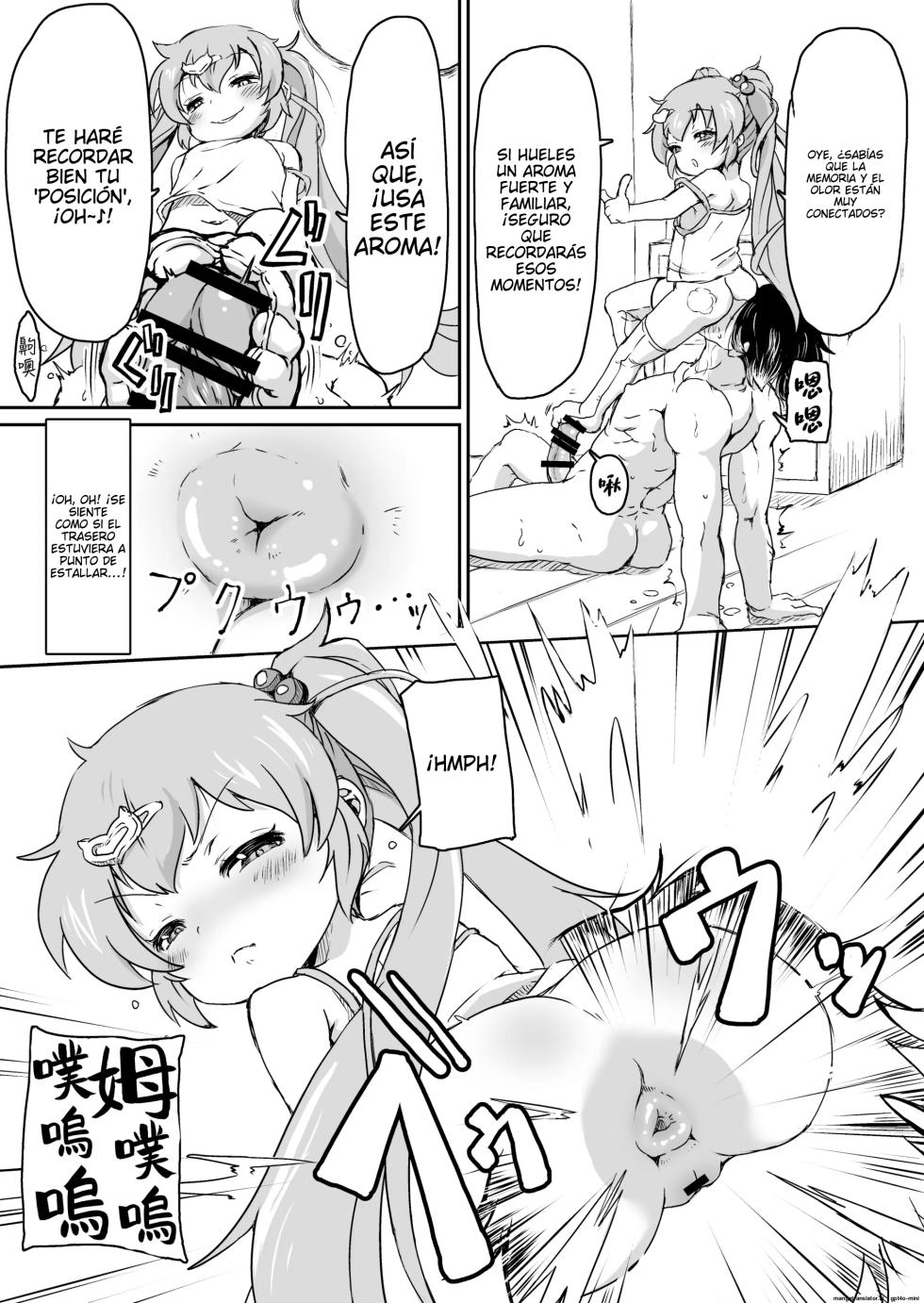 [Shin Gyokusai Honpo (Ukai Toufu)] 30 Doutei no Ore ga Rinka no Shoujo ni Shitsukerare Tachiba o Wakaraserareru Hanashi | Como un wawita de 30 años, yo era virgen y fui entrenado por la lolita de al lado para entender la historia de mi propia posición [Spanish] [Digital] - Page 21