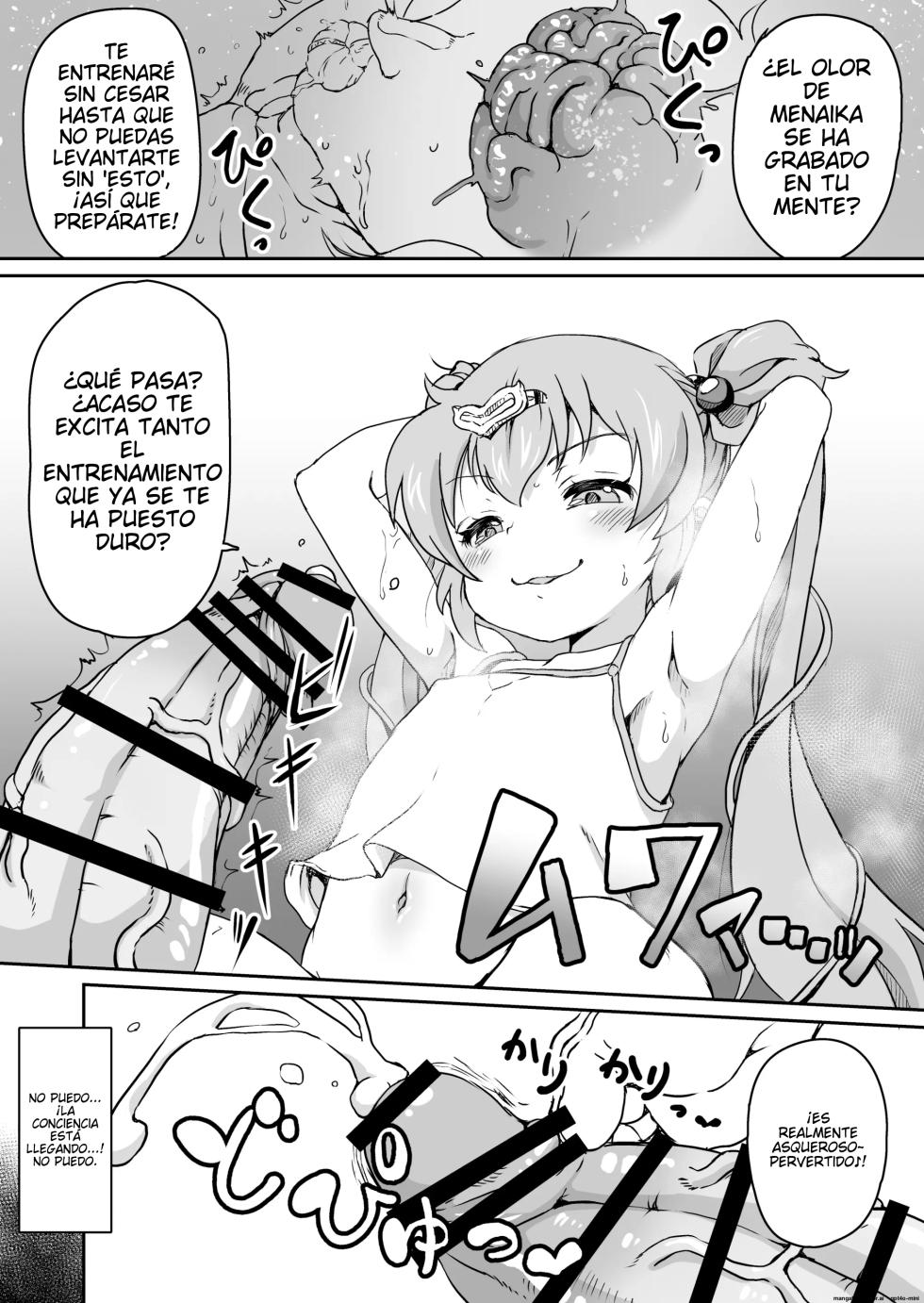 [Shin Gyokusai Honpo (Ukai Toufu)] 30 Doutei no Ore ga Rinka no Shoujo ni Shitsukerare Tachiba o Wakaraserareru Hanashi | Como un wawita de 30 años, yo era virgen y fui entrenado por la lolita de al lado para entender la historia de mi propia posición [Spanish] [Digital] - Page 23