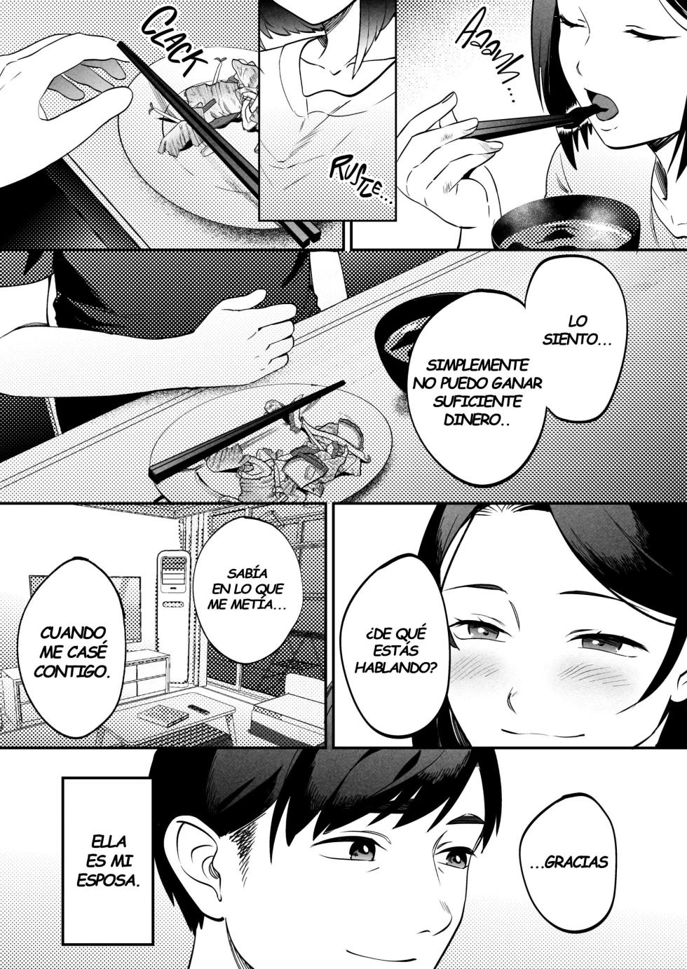 [Manmaya (Same Manma)] Seitaishi ~Watashi no Tsuma o Daitekure~ | Terapeuta Sexual ~Por Favor, Acuéstate con mi Esposa~ [Spanish] [Kejotan] [Digital] - Page 10