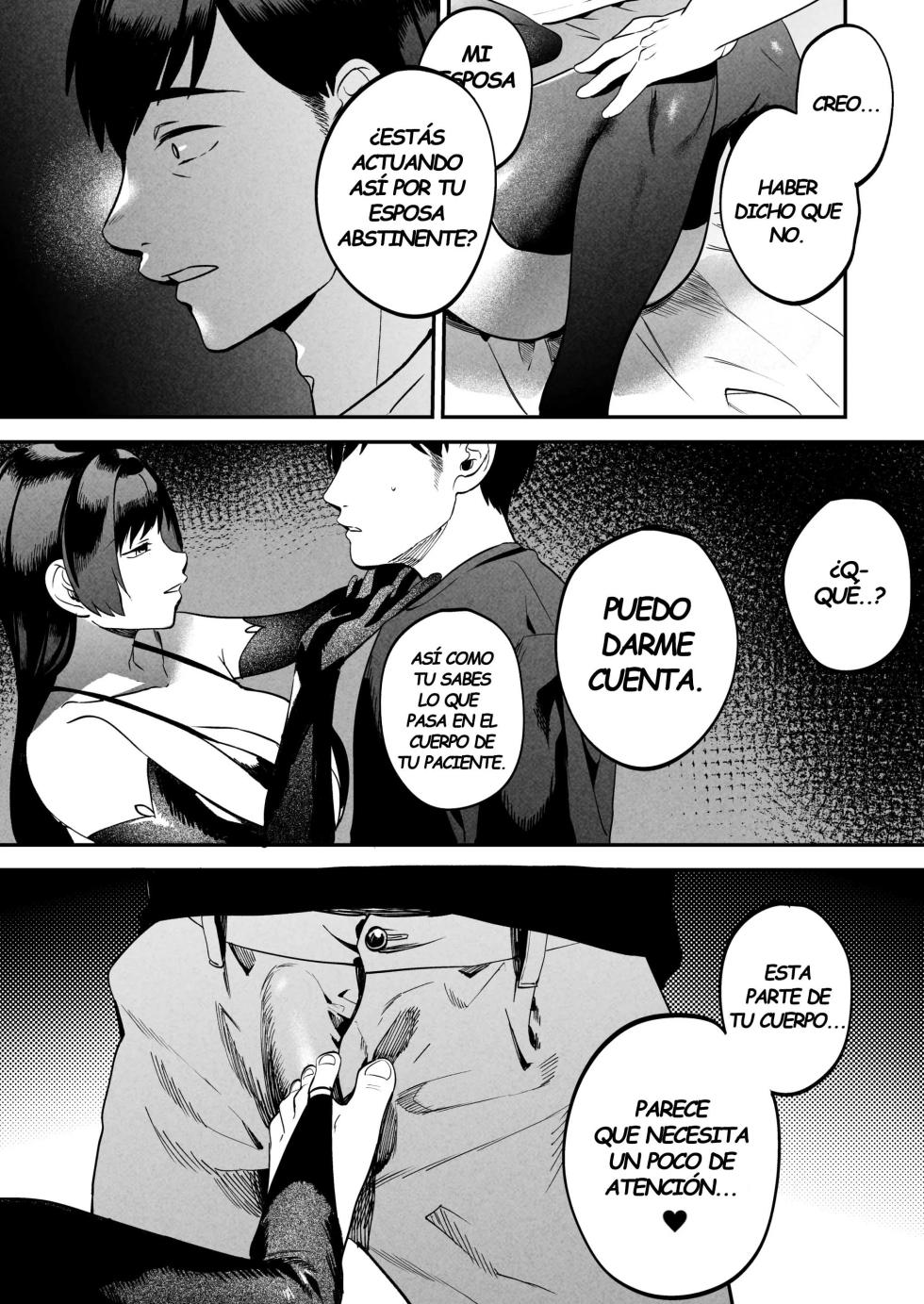 [Manmaya (Same Manma)] Seitaishi ~Watashi no Tsuma o Daitekure~ | Terapeuta Sexual ~Por Favor, Acuéstate con mi Esposa~ [Spanish] [Kejotan] [Digital] - Page 39