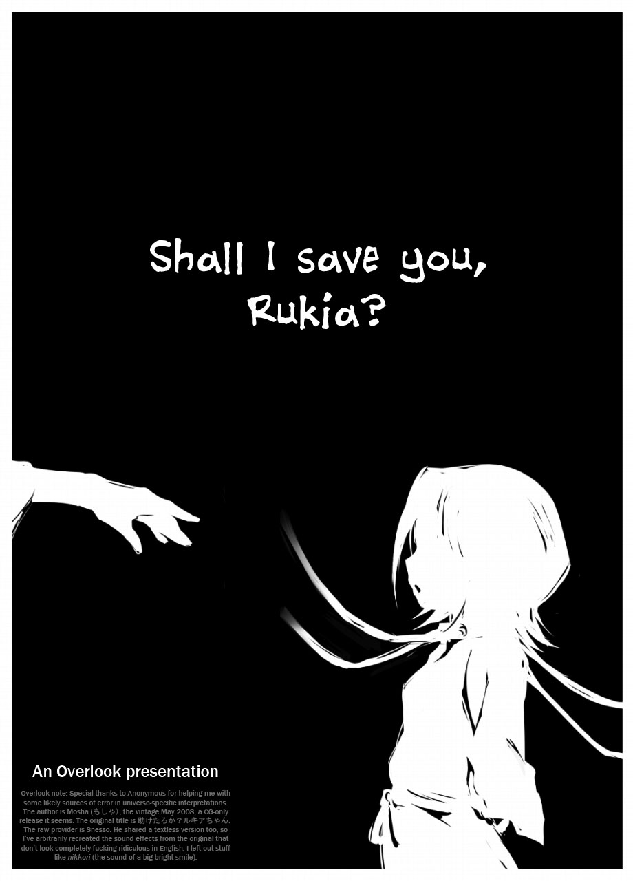[Mosha Mosha] Tasuketaroka? Rukia-chan | Shall I Save You Rukia? (Bleach) [French] - Page 1