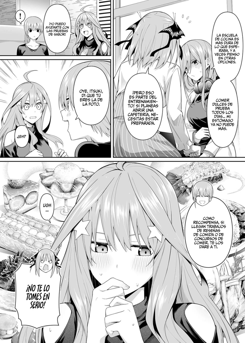 [Bad Mushrooms (Chicke III, 4why)] 1／5 no Renai Kanjou | 1／5 Estos Sentimientos Romanticos (Gotoubun no Hanayome) [Spanish] [OtaGal Scanlation] [Digital] - Page 8
