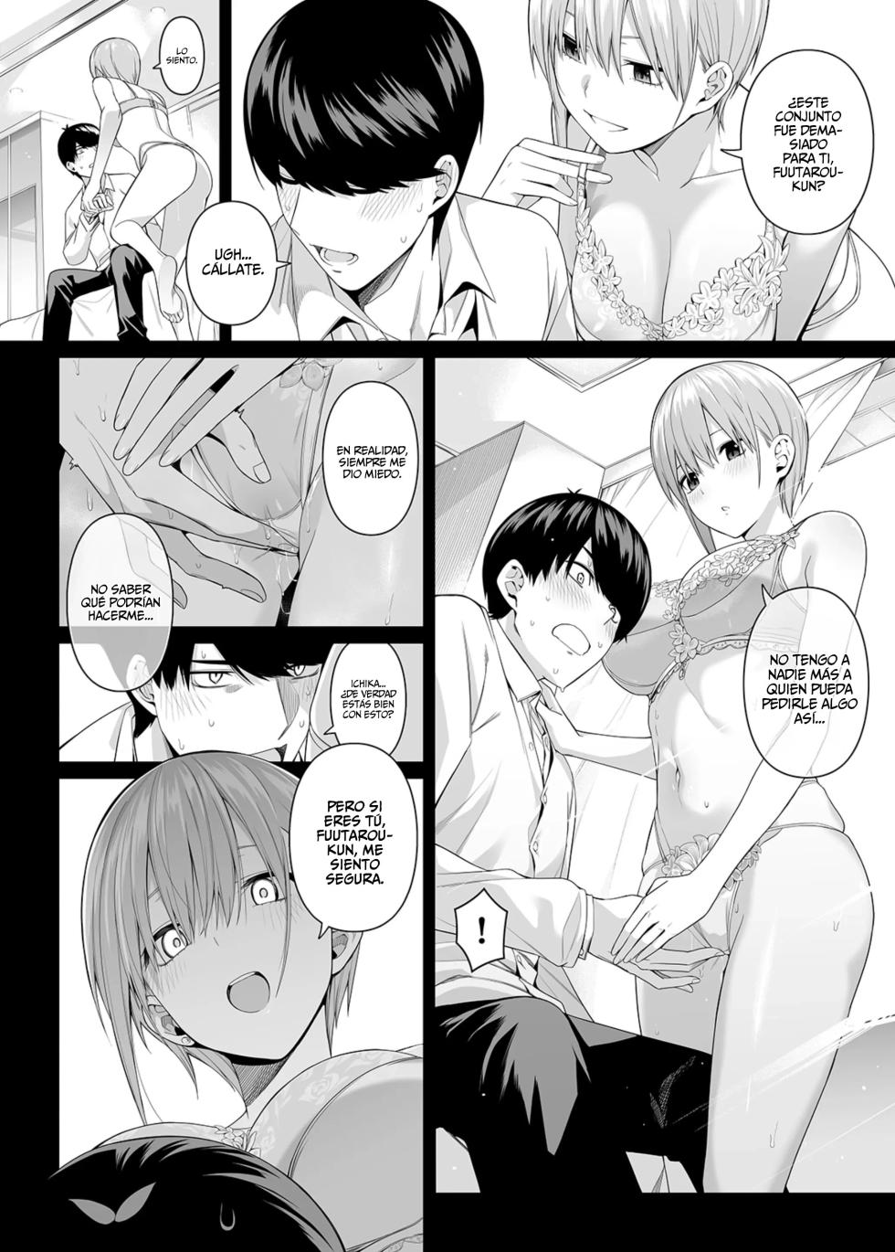 [Bad Mushrooms (Chicke III, 4why)] 1／5 no Renai Kanjou | 1／5 Estos Sentimientos Romanticos (Gotoubun no Hanayome) [Spanish] [OtaGal Scanlation] [Digital] - Page 24