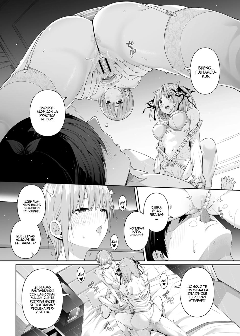 [Bad Mushrooms (Chicke III, 4why)] 1／5 no Renai Kanjou | 1／5 Estos Sentimientos Romanticos (Gotoubun no Hanayome) [Spanish] [OtaGal Scanlation] [Digital] - Page 33