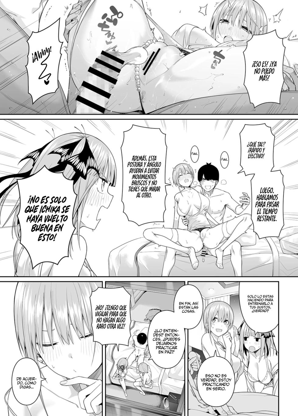 [Bad Mushrooms (Chicke III, 4why)] 1／5 no Renai Kanjou | 1／5 Estos Sentimientos Romanticos (Gotoubun no Hanayome) [Spanish] [OtaGal Scanlation] [Digital] - Page 38