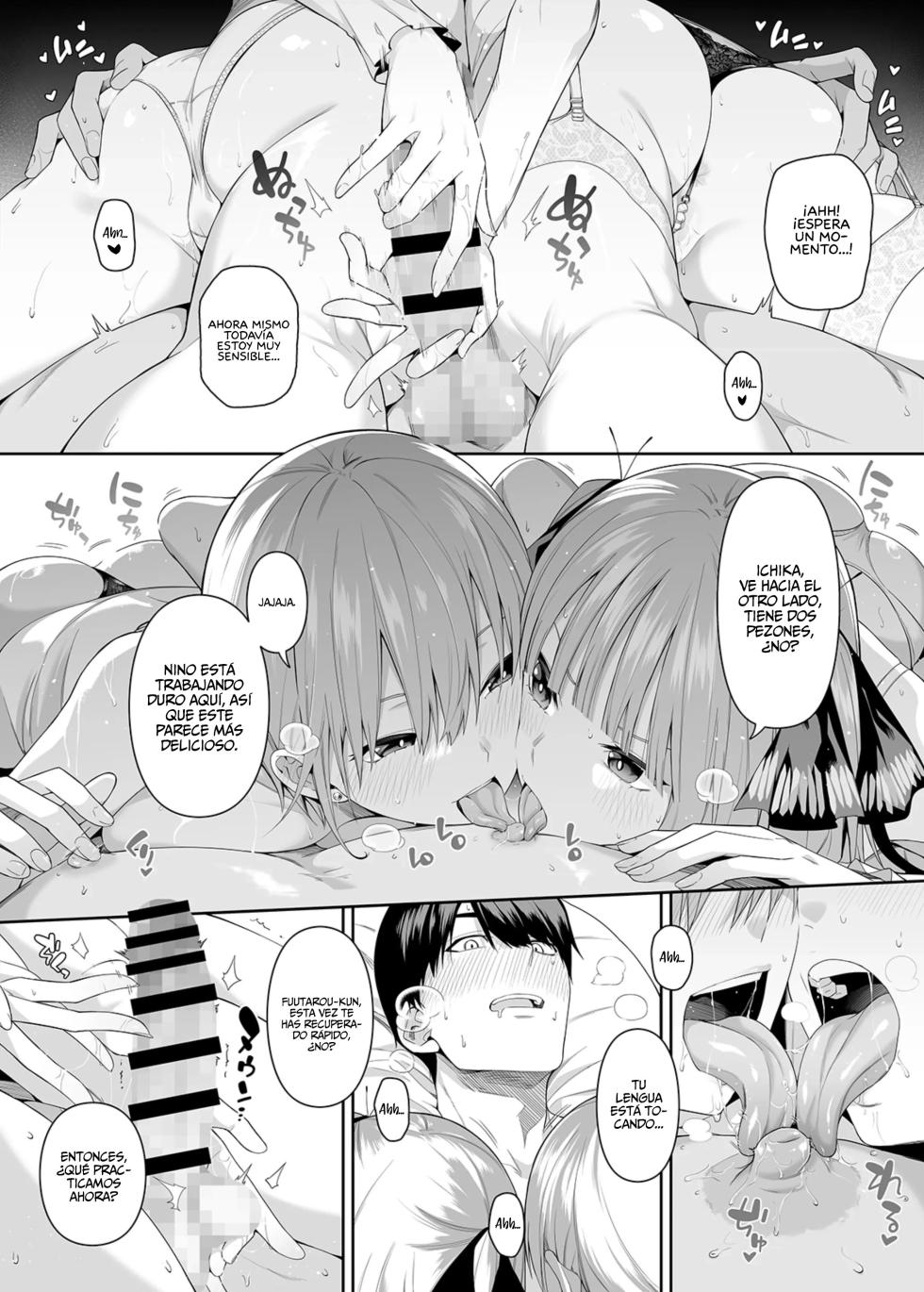 [Bad Mushrooms (Chicke III, 4why)] 1／5 no Renai Kanjou | 1／5 Estos Sentimientos Romanticos (Gotoubun no Hanayome) [Spanish] [OtaGal Scanlation] [Digital] - Page 40
