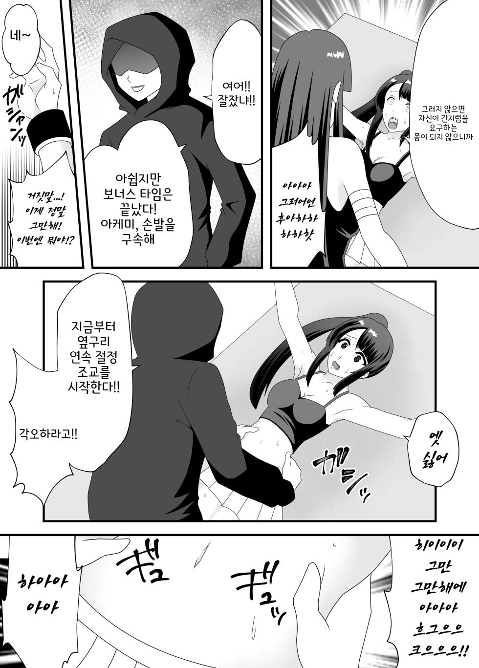 [Manguard (Hamachi Tomosaku)] Akumu no Kusuguri Choukyou 2 | 악몽의 간지럼 조교 2 [Korean] - Page 15