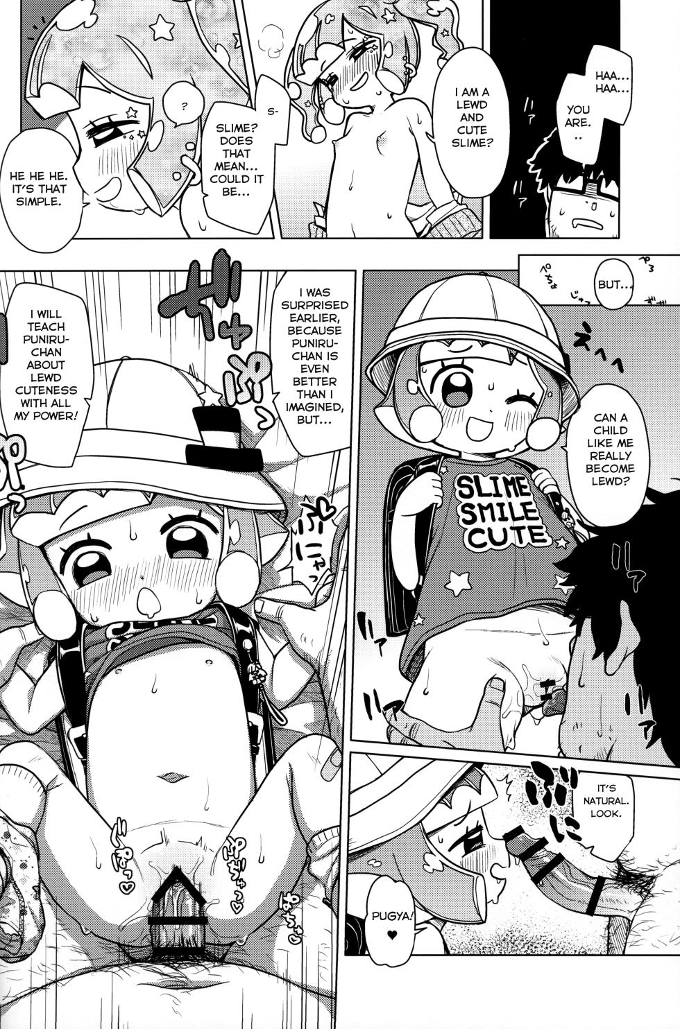 (Puniket 45) [Shichiten Battou (Miyasaka Takaji)] Jaan! Ecchi de Kawaii Boku de-su!  |  Tadaah! The lewd and cute Puniru-chan! (Puniru wa Kawaii Slime) [English] - Page 11