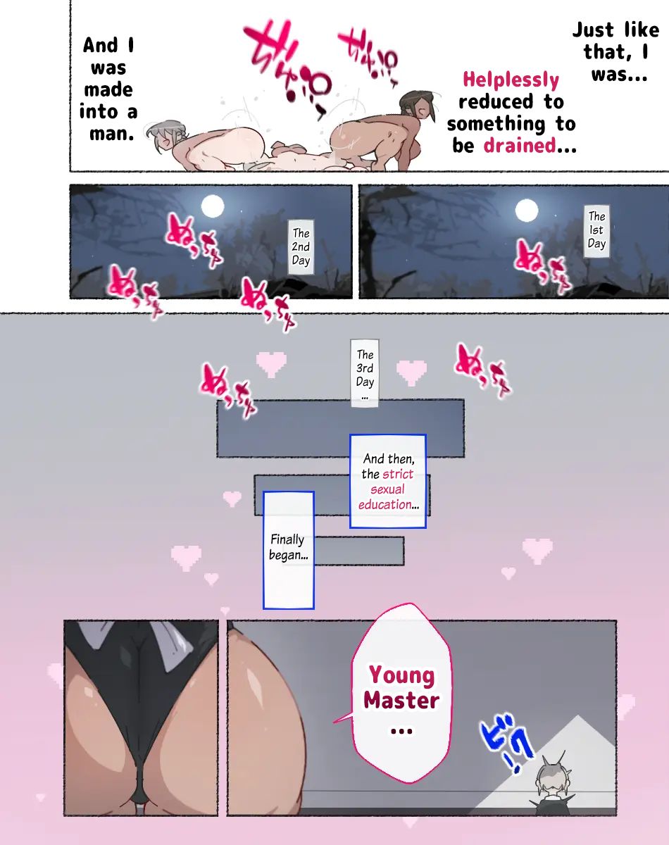 [Aikokusha (Agobitch Nee-san)] Seikyouiku no Ojikan desu yo!! Bouchama! | Young Master! It'sTime for Sex Education!! [English] [Digital] - Page 32