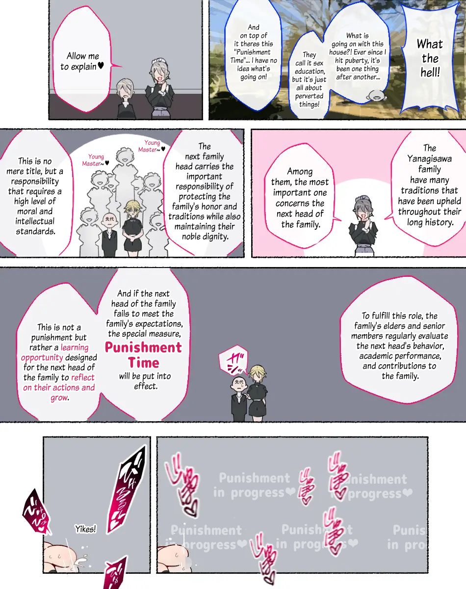 [Aikokusha (Agobitch Nee-san)] Seikyouiku no Ojikan desu yo!! Bouchama! | Young Master! It'sTime for Sex Education!! [English] [Digital] - Page 39