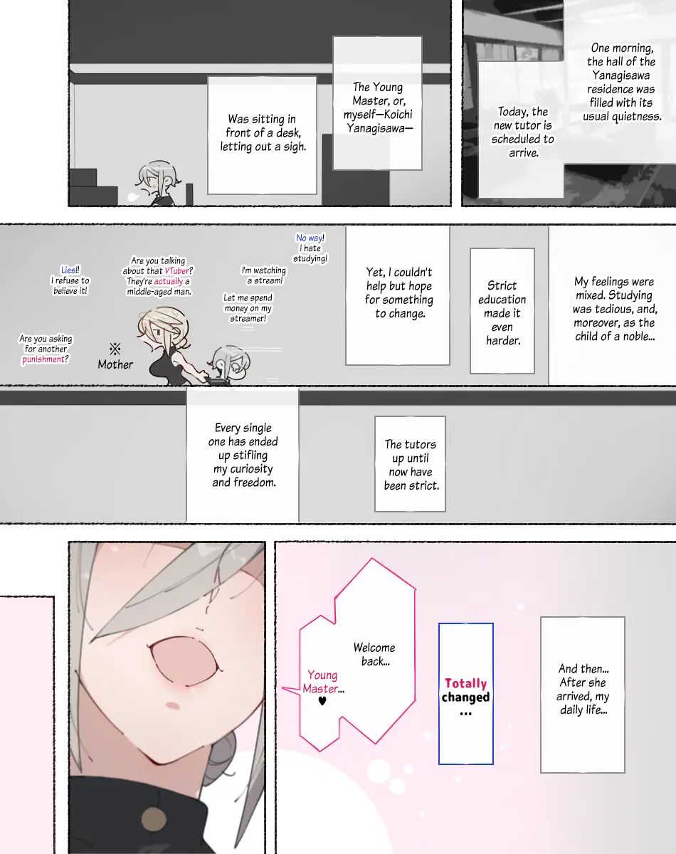 [Aikokusha (Agobitch Nee-san)] Seikyouiku no Ojikan desu yo!! Bouchama! | Young Master! It's Time for Sex Education!! [English] [Digital] - Page 6