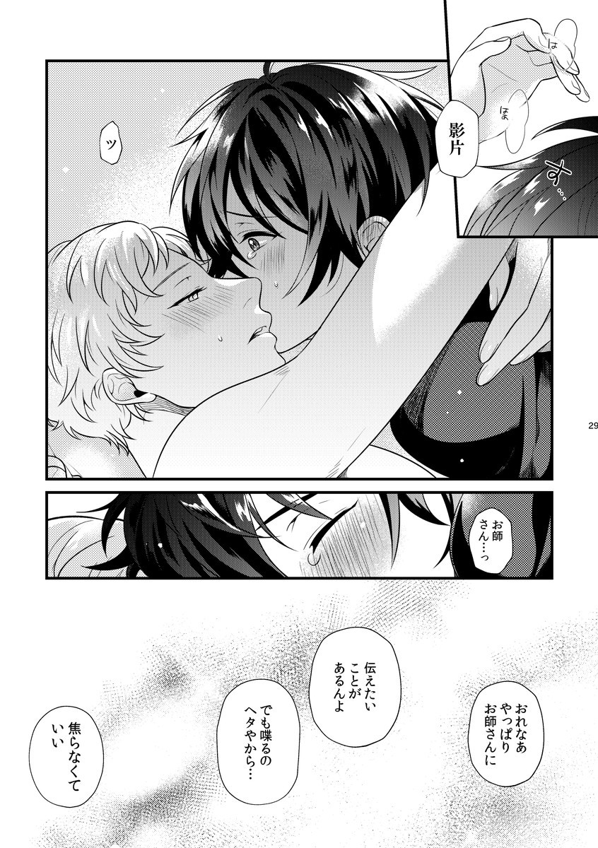 [Sakurabobu (Machi no O)] Le message (Ensemble Stars!) [Digital] - Page 28