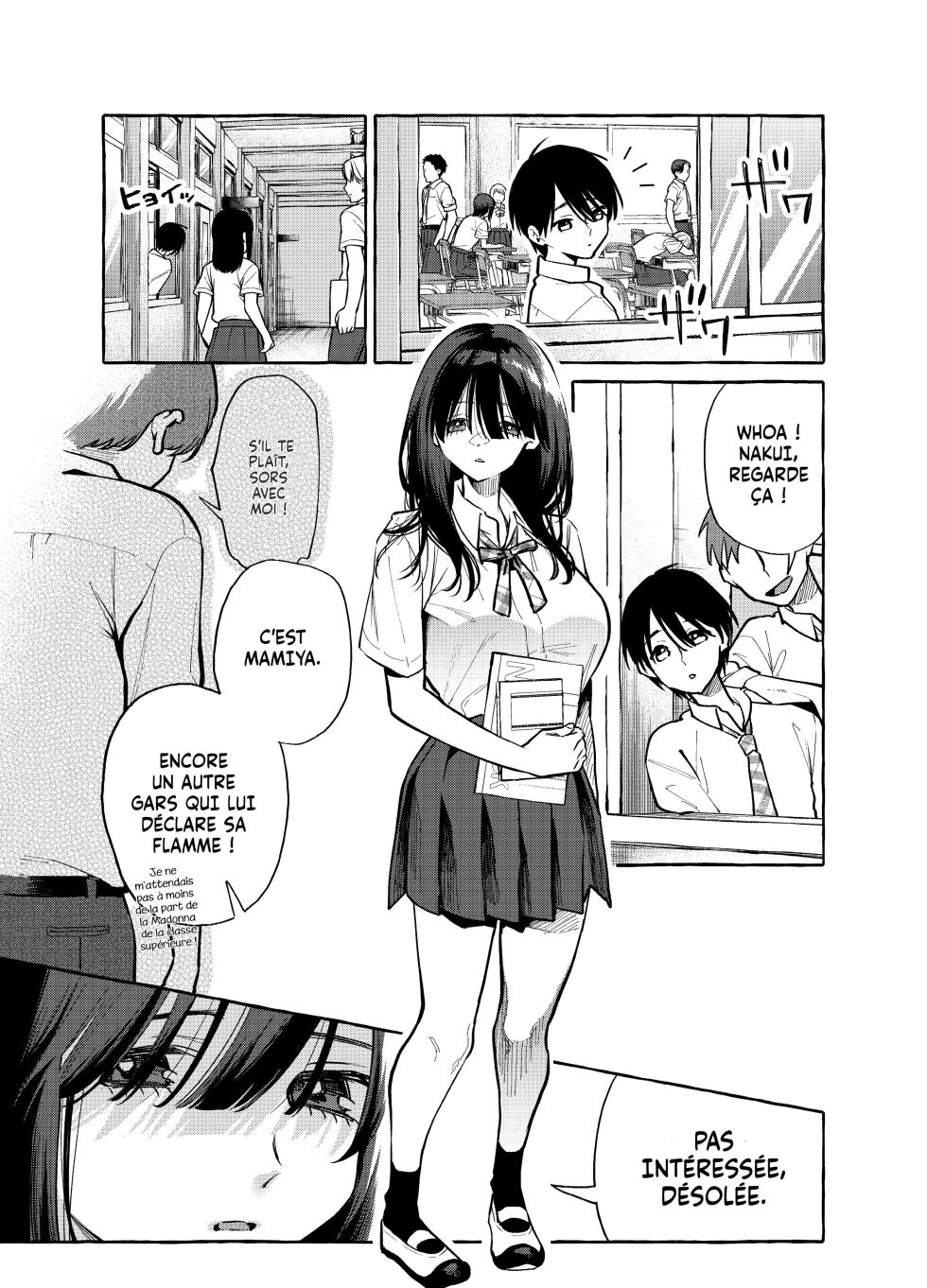 [Konoshiro Shinko (Yamagara Tasuku, Karasuma Yayoi)] Tonari no Seki no Mamiya-san - Mamiya shows off her boobs. [French] [Histoire d'Hentai] [Digital] - Page 3