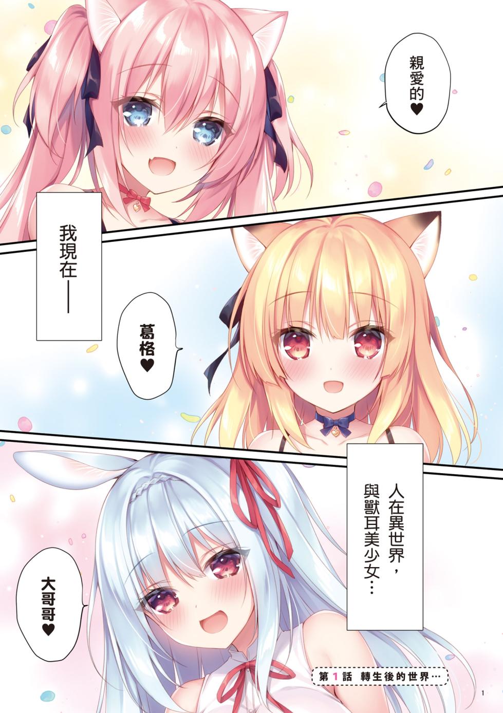 [空維深夜,イチリ] 我理想的異世界生活 轉生後在滿是獸耳娘的世界開後宮 1 [Chinese] - Page 3