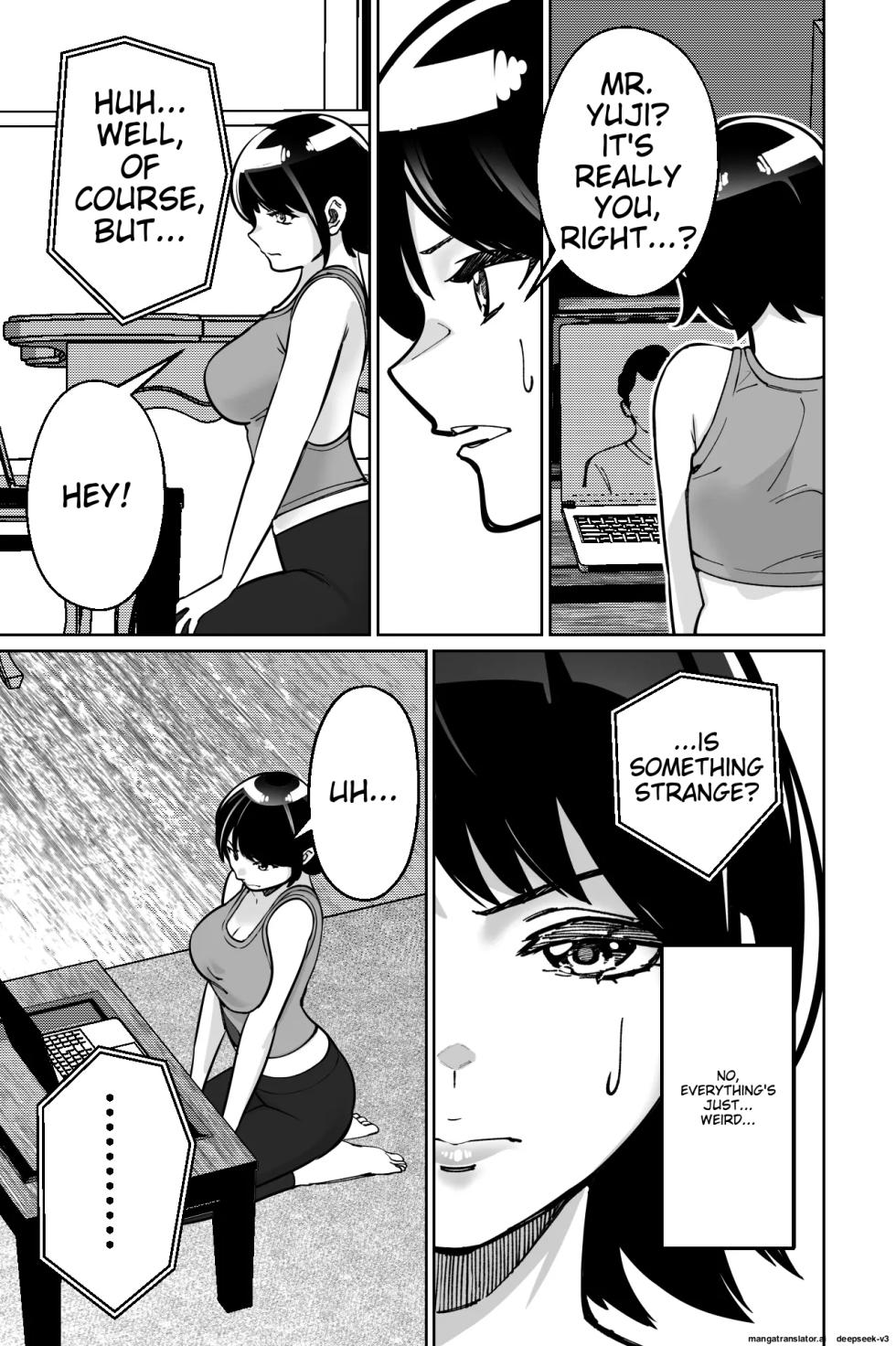 [Tokamosu] Saimin Pilates -Wakazuma, Online Lesson Koushi no Saiminjutsu ni Hamaru- | Hypnotic Pilates - A young wife gets hooked on the hypnosis of her online lesson instructor [English] - Page 29