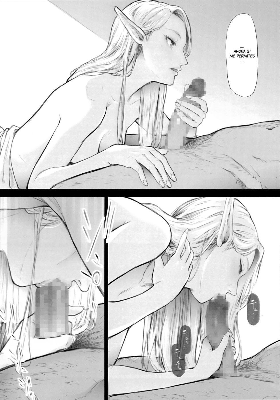 (COMITIA145) [ONOKORODOU (Shiki Takuto)] ELF HUNT + Paper [Spanish] [UNION ANIME + Neko Time] - Page 4