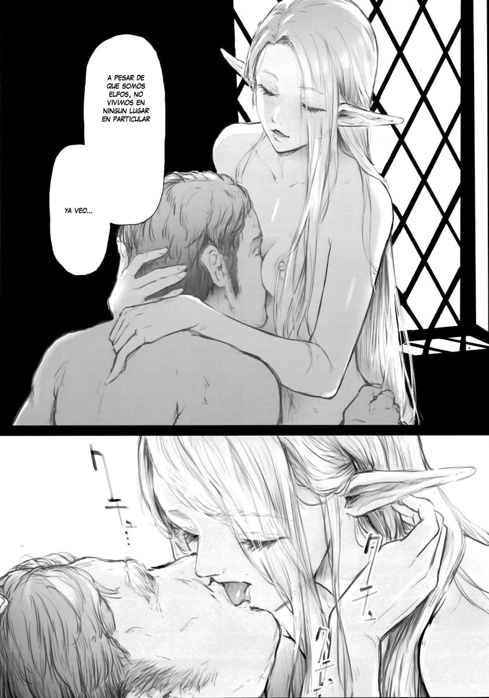 (COMITIA145) [ONOKORODOU (Shiki Takuto)] ELF HUNT + Paper [Spanish] [UNION ANIME + Neko Time] - Page 8