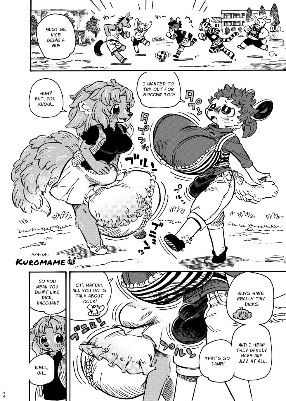 [Jojoujozojo (Various)] Futakemo Girls! | Futanari Furries! [English] [Zoubachan] [Digital] - Page 34